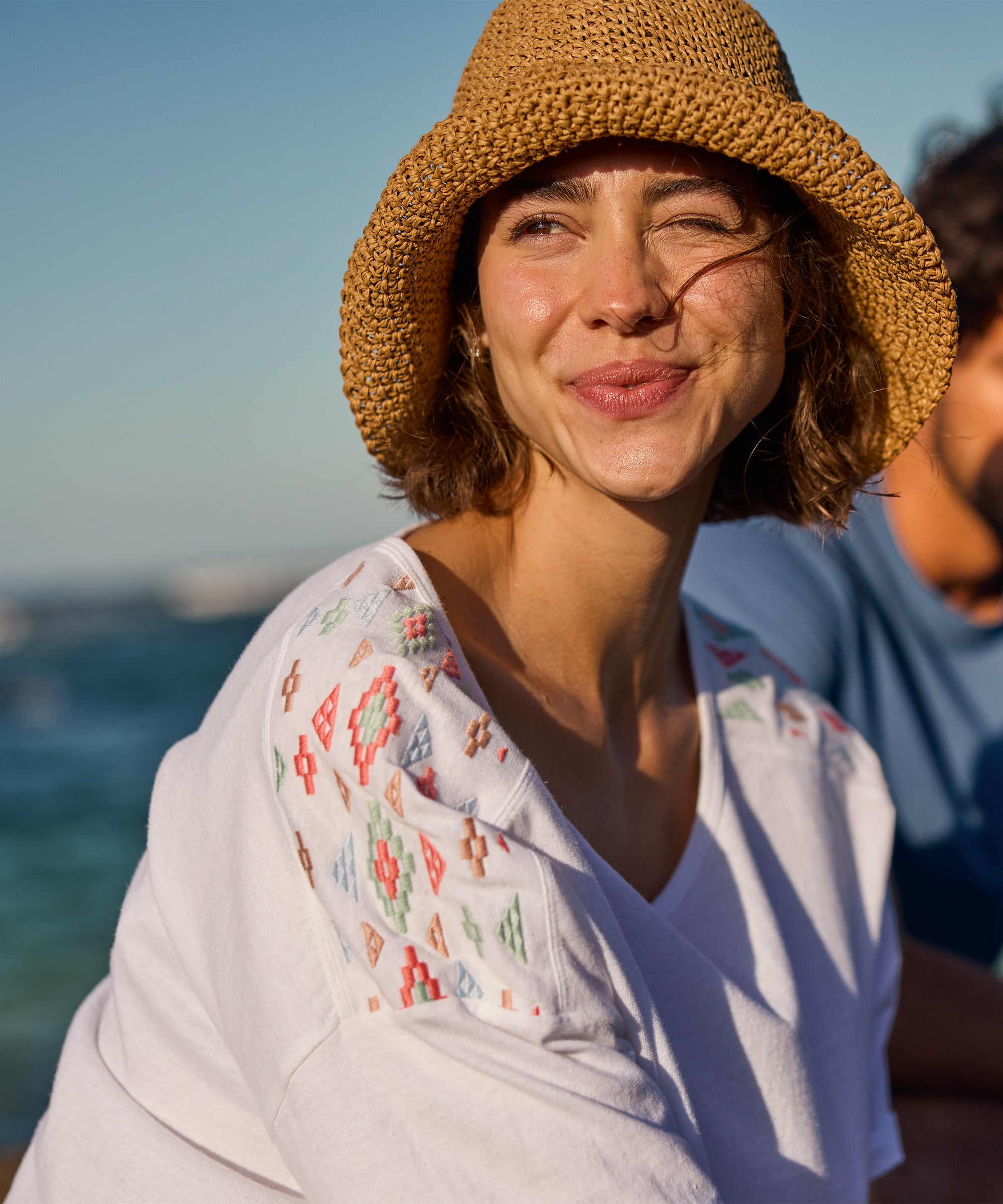Kalindi Top - Katha White