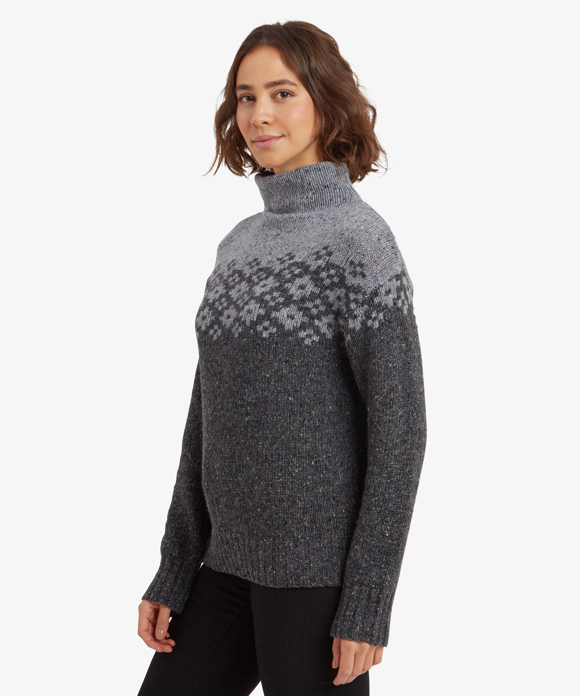 Mandari Rollkragenpullover - Anthrazit