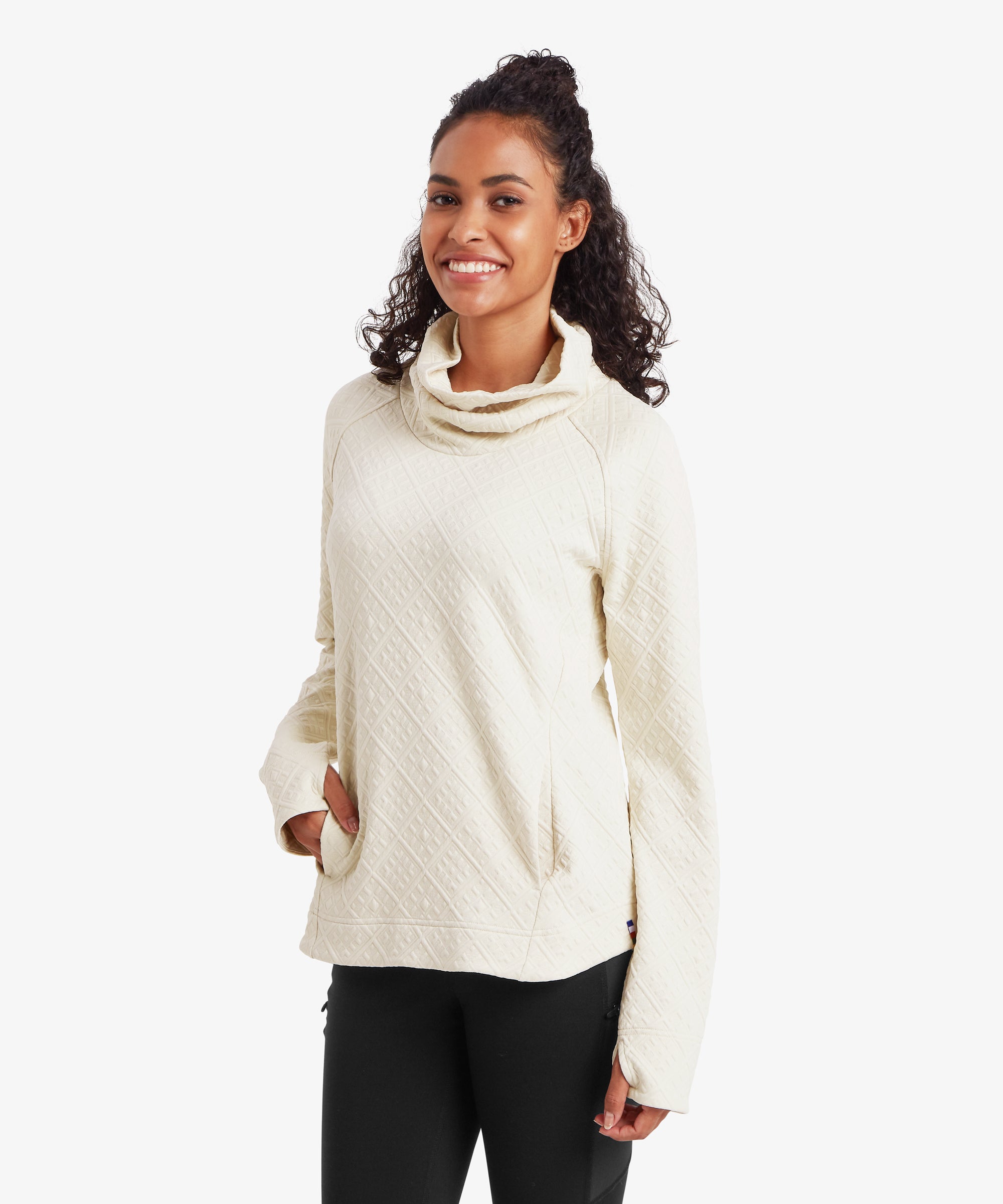 Women's Nyano Pullover Cream/White | Sherpa Adventure Gear