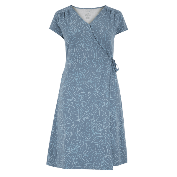 ★TILL I DIE★ Wrap dress TISU01OP05_Blue Womens Padma Wrap Dress Blue | Sherpa Adventure Gear