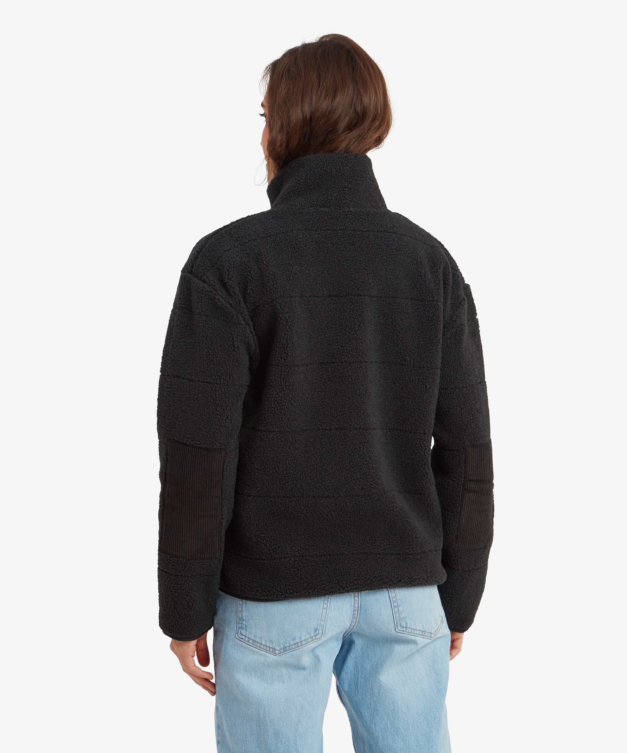 Rangeli Fleecejacke - Schwarz