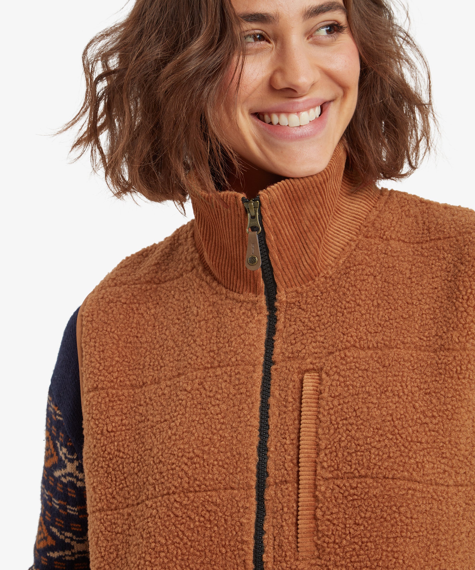 Women's Rangeli Vest Brown | Sherpa Adventure Gear