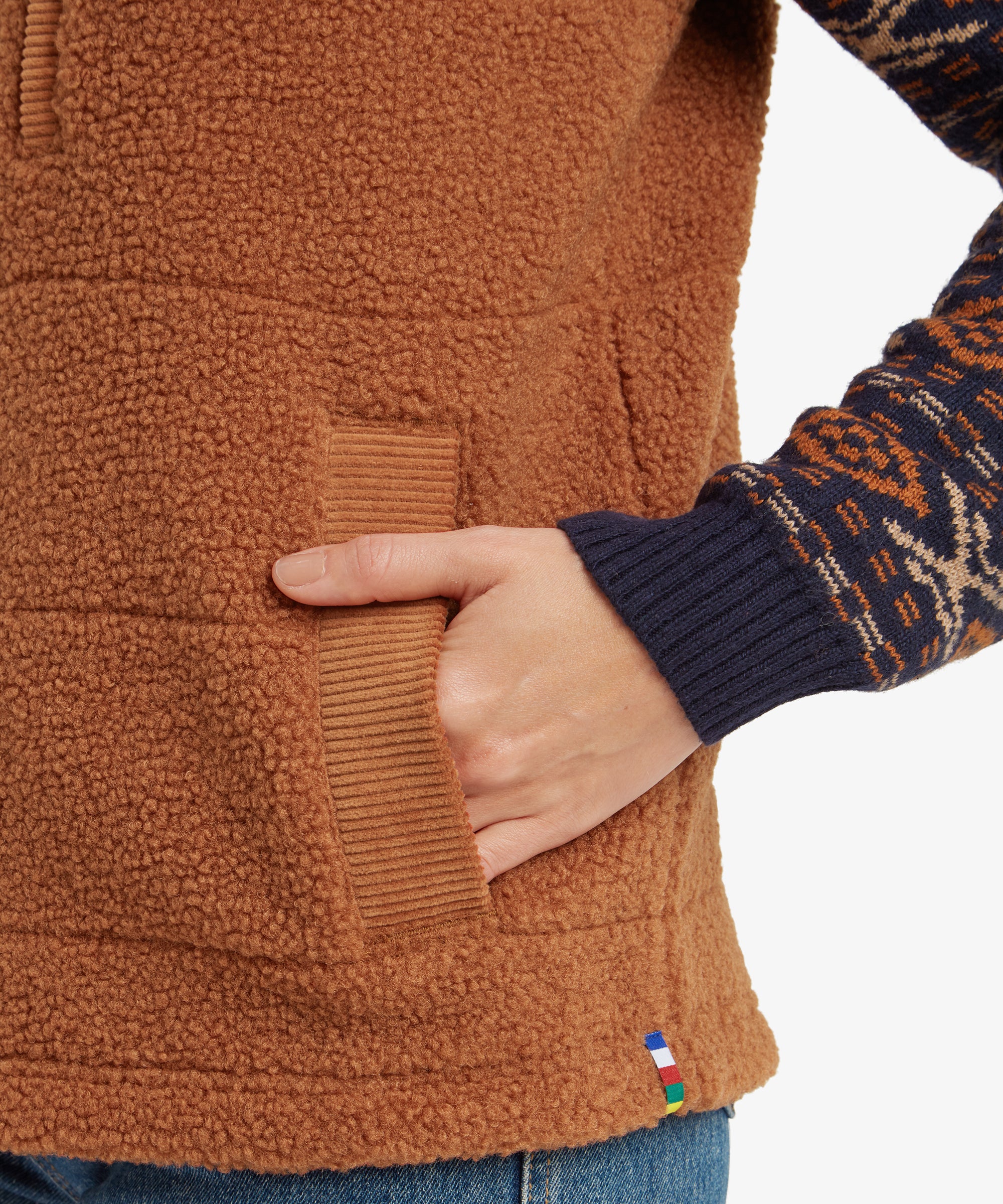 Women's Rangeli Vest Brown | Sherpa Adventure Gear