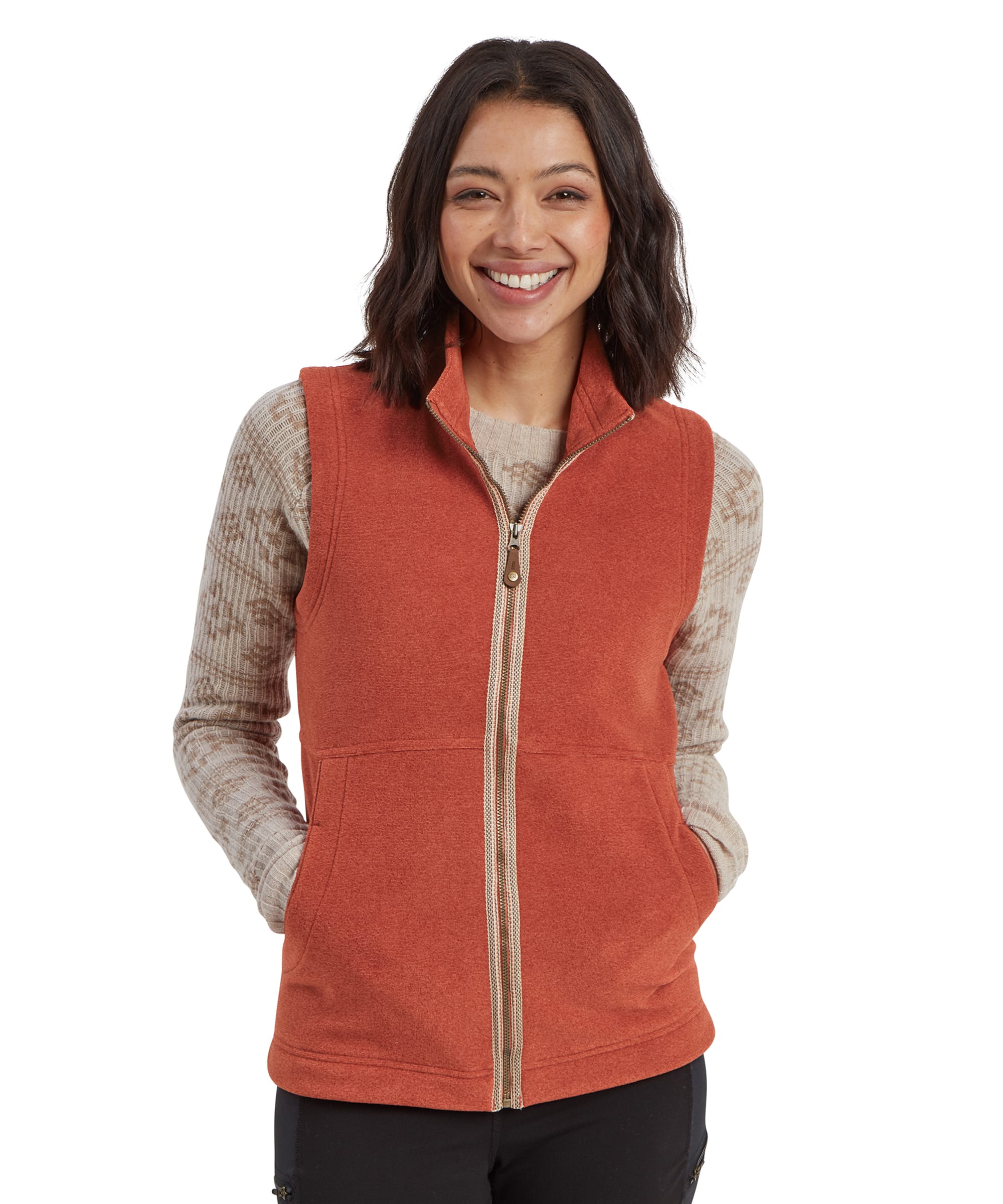 Women's Fleece Vests | Patterned Gilets | Sherpa Adventure Gear