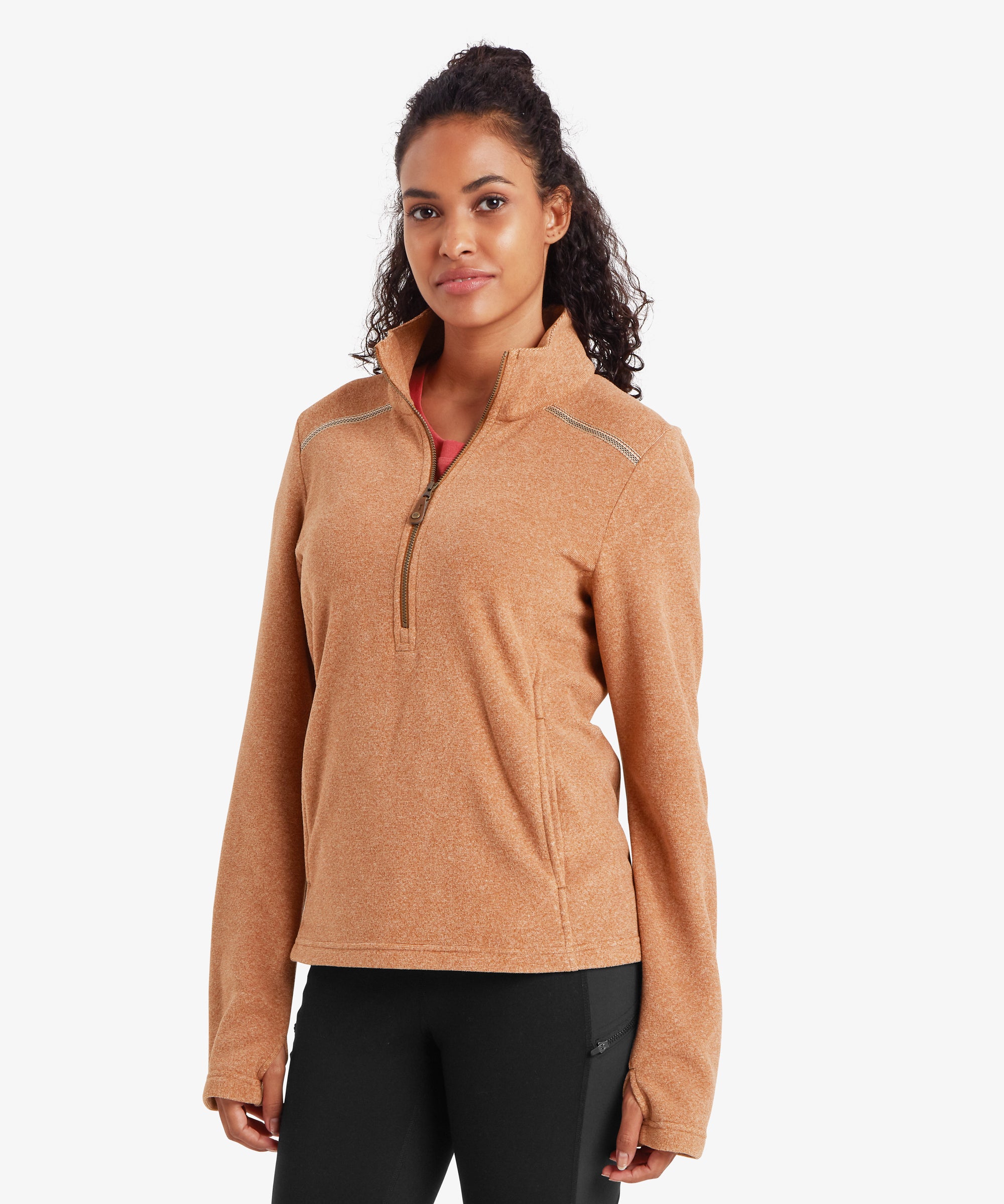 Rolpa Eco Pullover Zip - Mocha