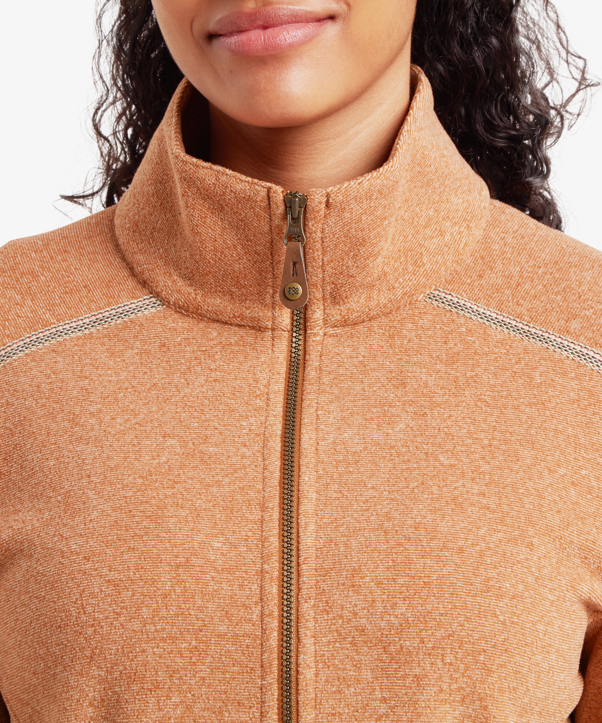Women's Rolpa Eco Half Zip Pullover Brown | Sherpa Adventure Gear