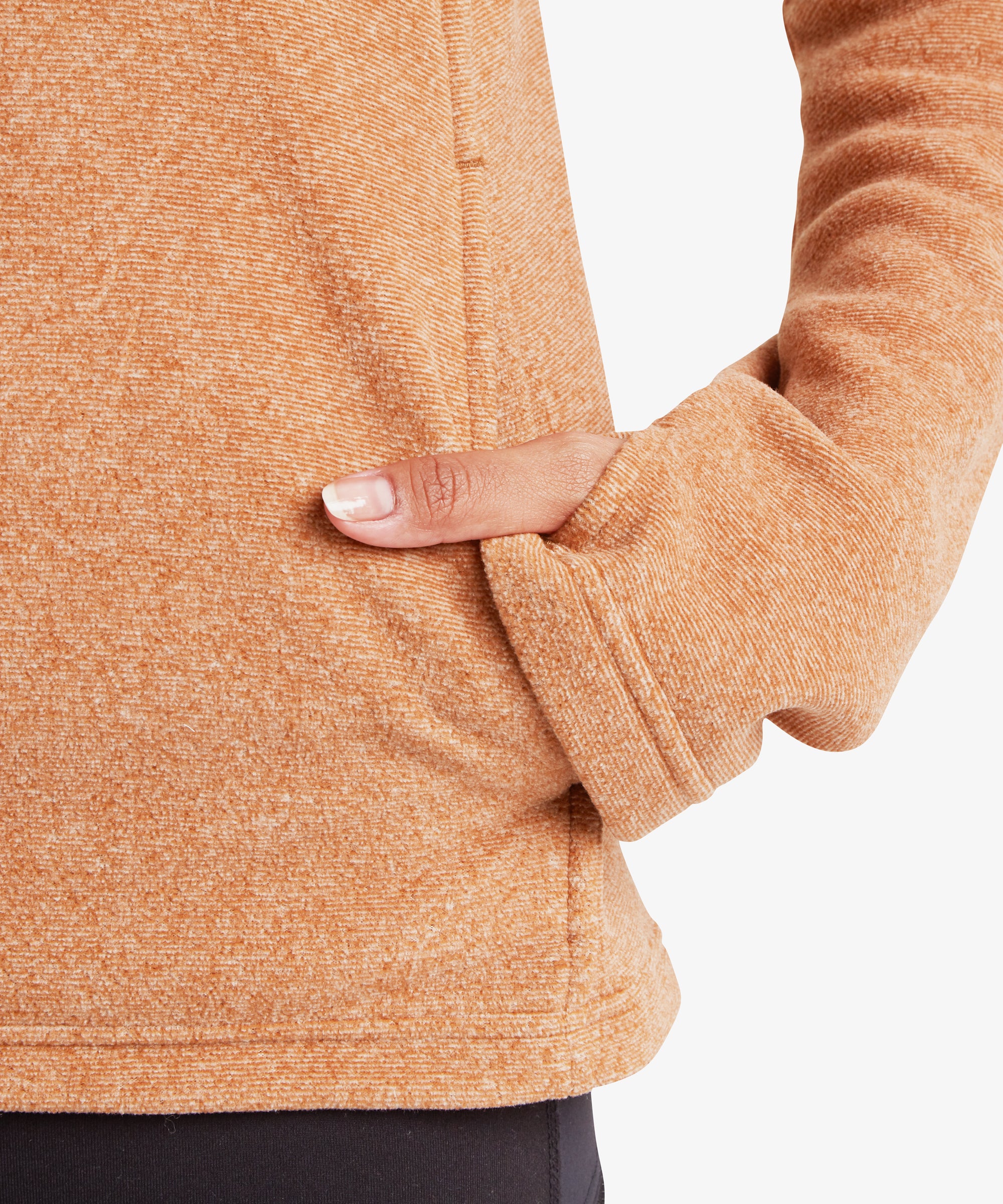 Rolpa Eco Pullover Zip - Mocha