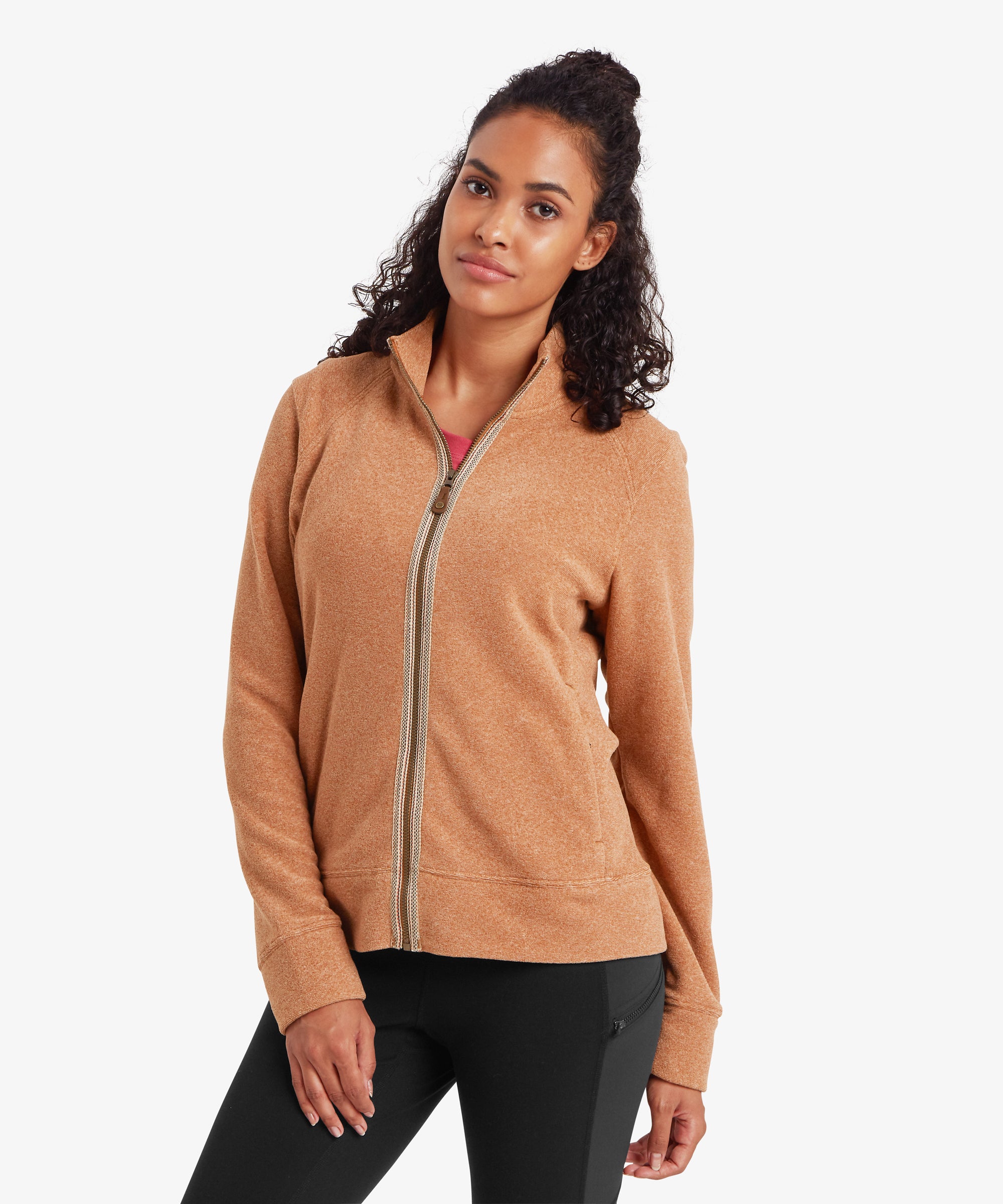 Women's Rolpa Eco Fleece Jacket Brown | Sherpa Adventure Gear