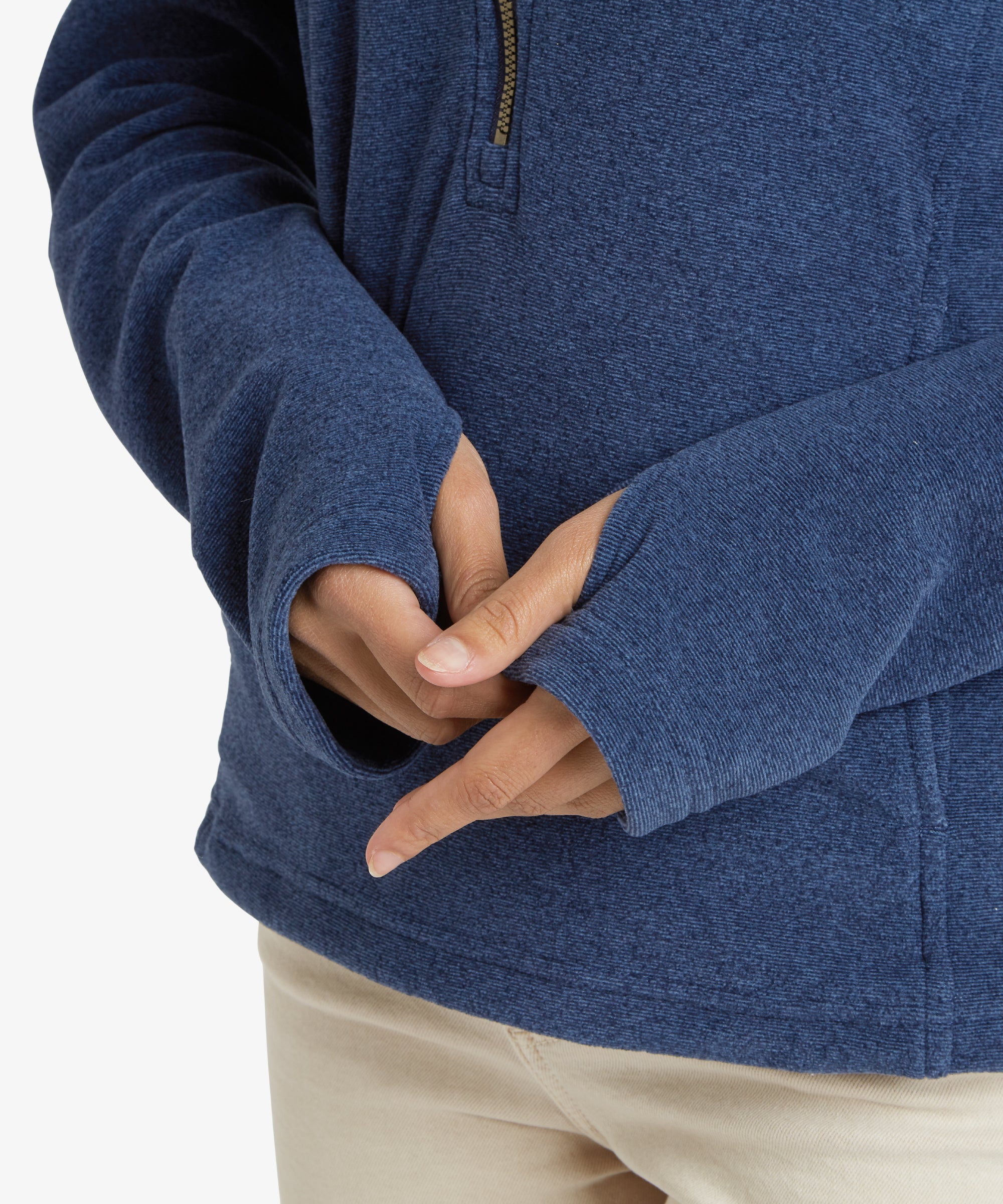 Women's Rolpa Zip Fleece Blue | Sherpa Adventure Gear