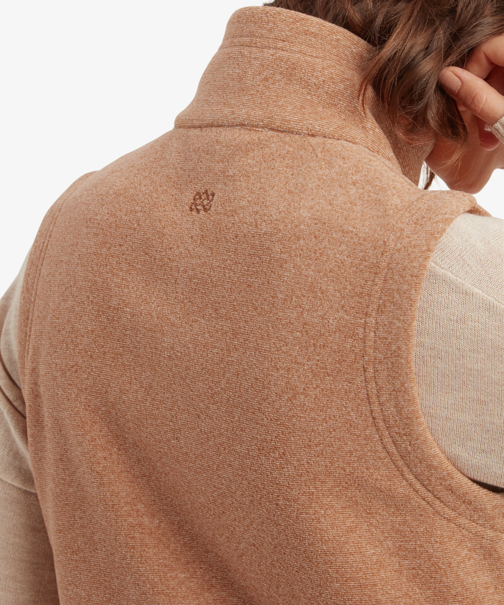 Women's Rolpa Eco Fleece Vest Brown | Sherpa Adventure Gear