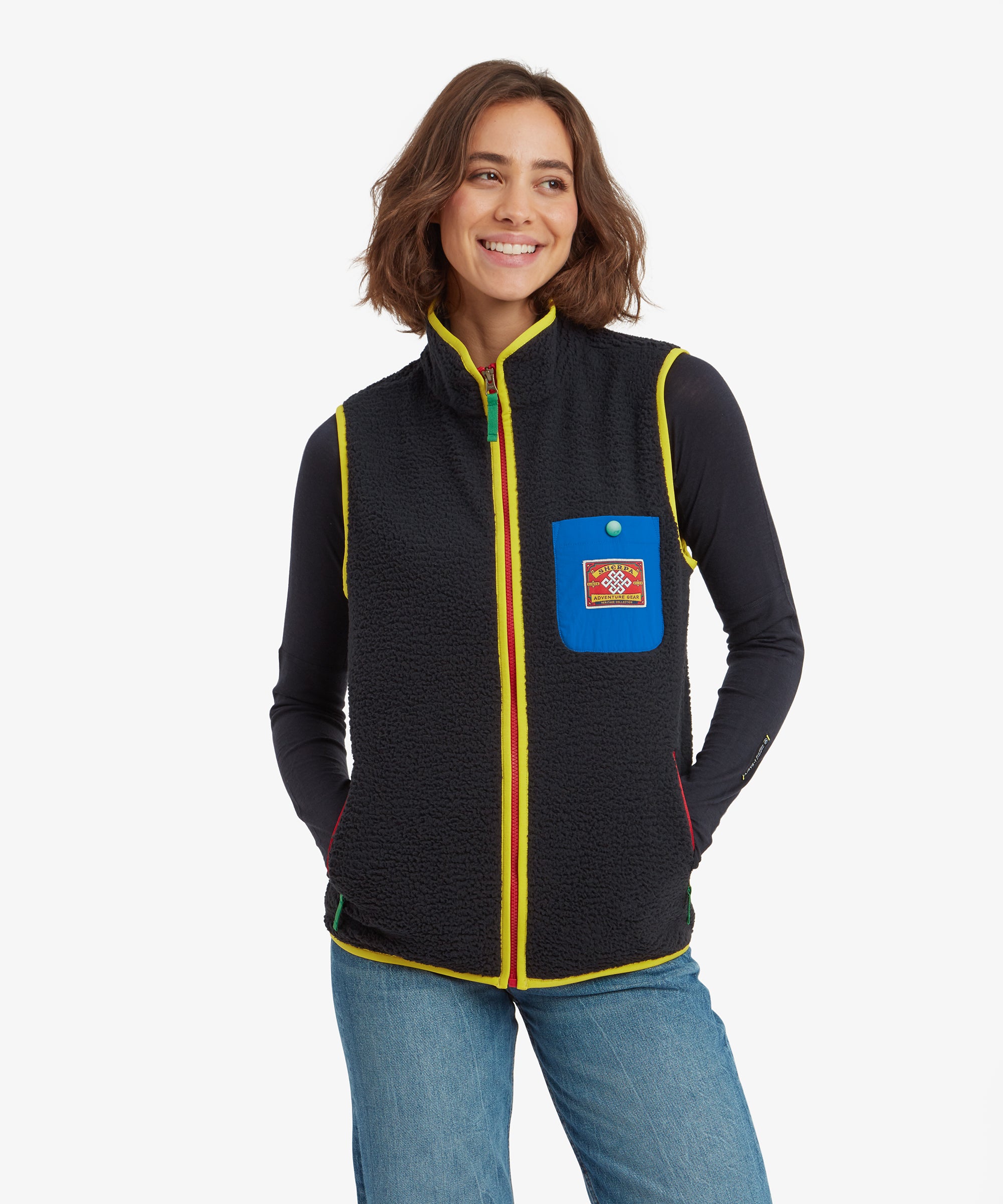 Unisex Tarcho Vest Black | Sherpa Adventure Gear