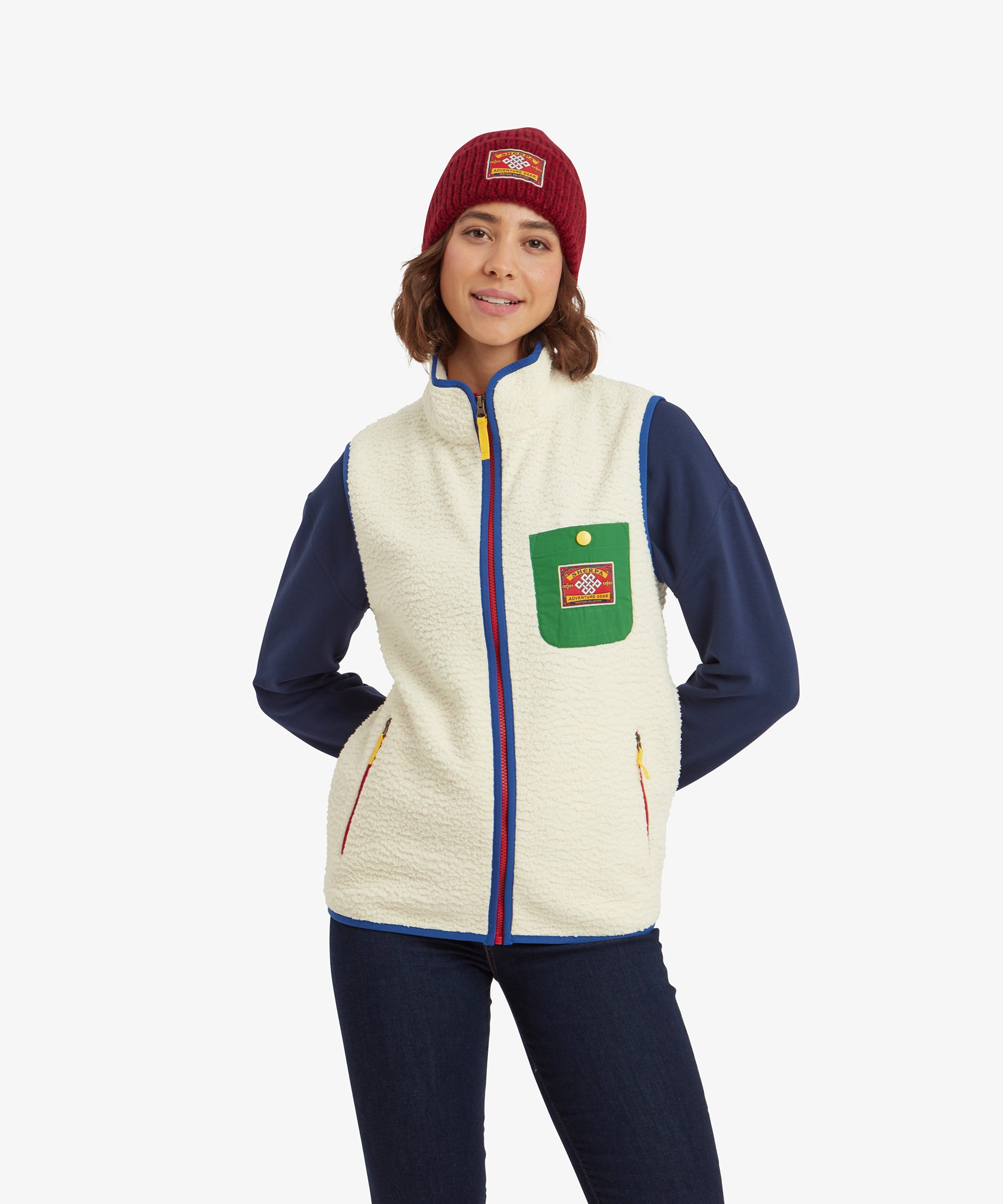 Unisex Tarcho Vest Cream | Sherpa Adventure Gear