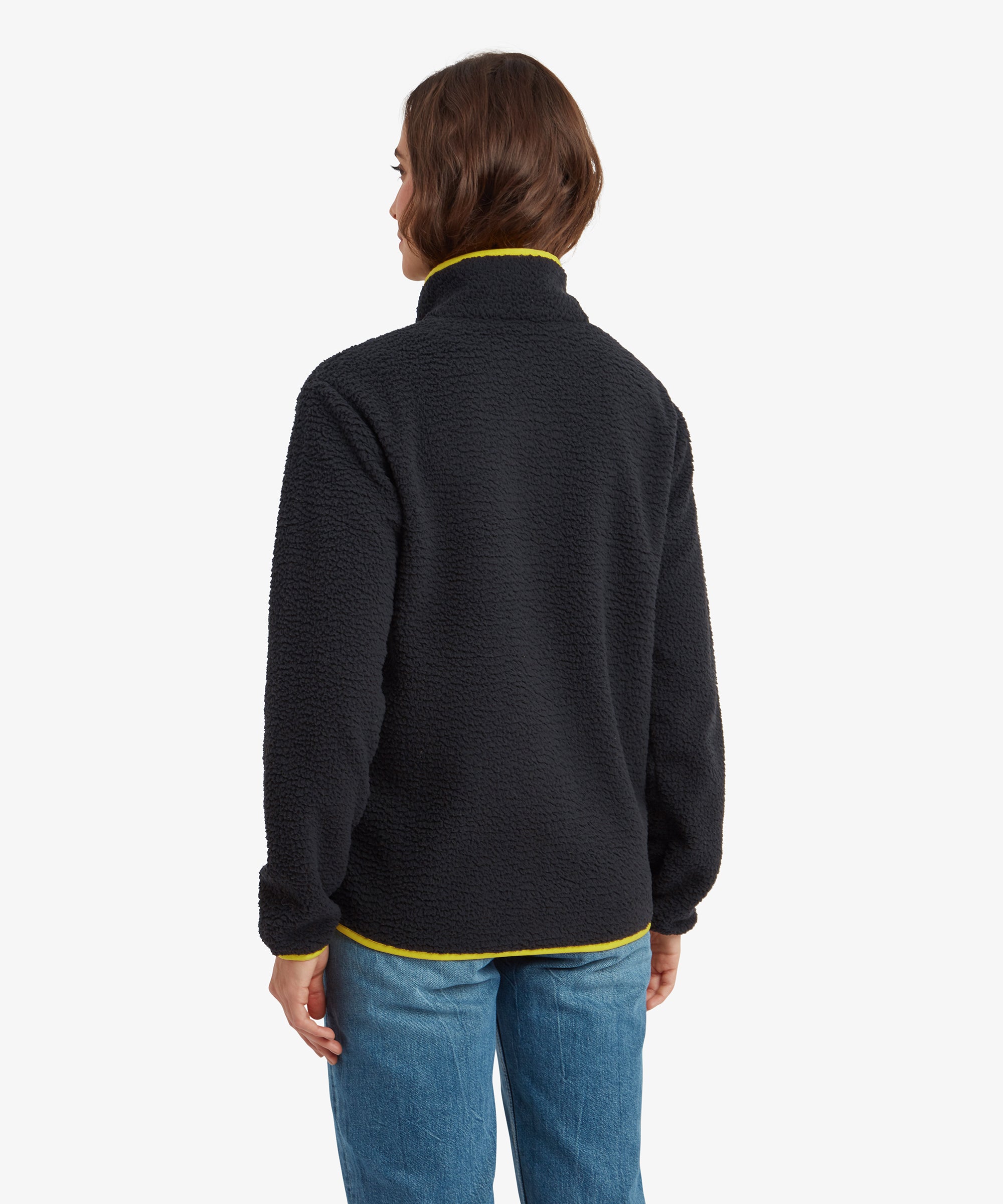 Stanton Sherpa gen 2 超美品！ Offroad Recycled Sherpa 1/2 Zip Fleece Vista Patchwork Dark Denim