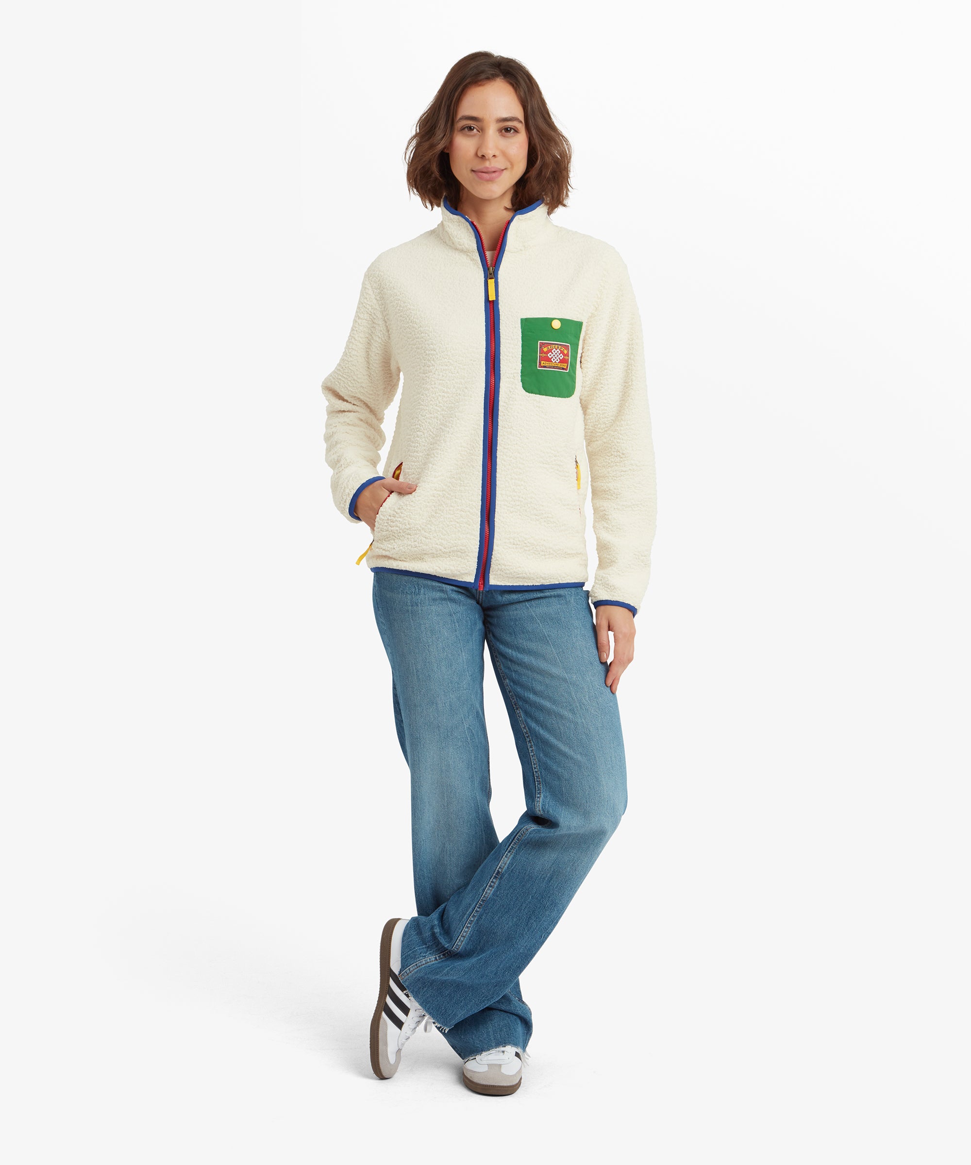 Unisex Tarcho Full Zip Jacket cream | Sherpa Adventure Gear