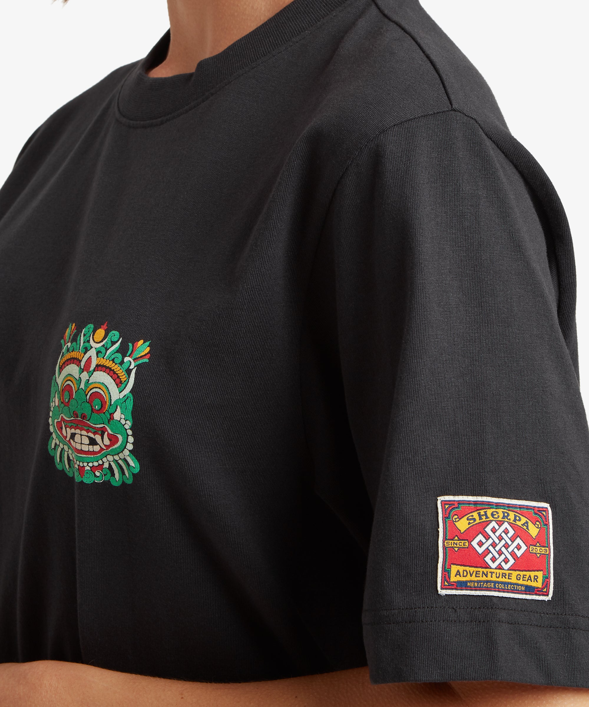 Unisex Tarcho Mask T-Shirt Dark Green | Sherpa Adventure Gear