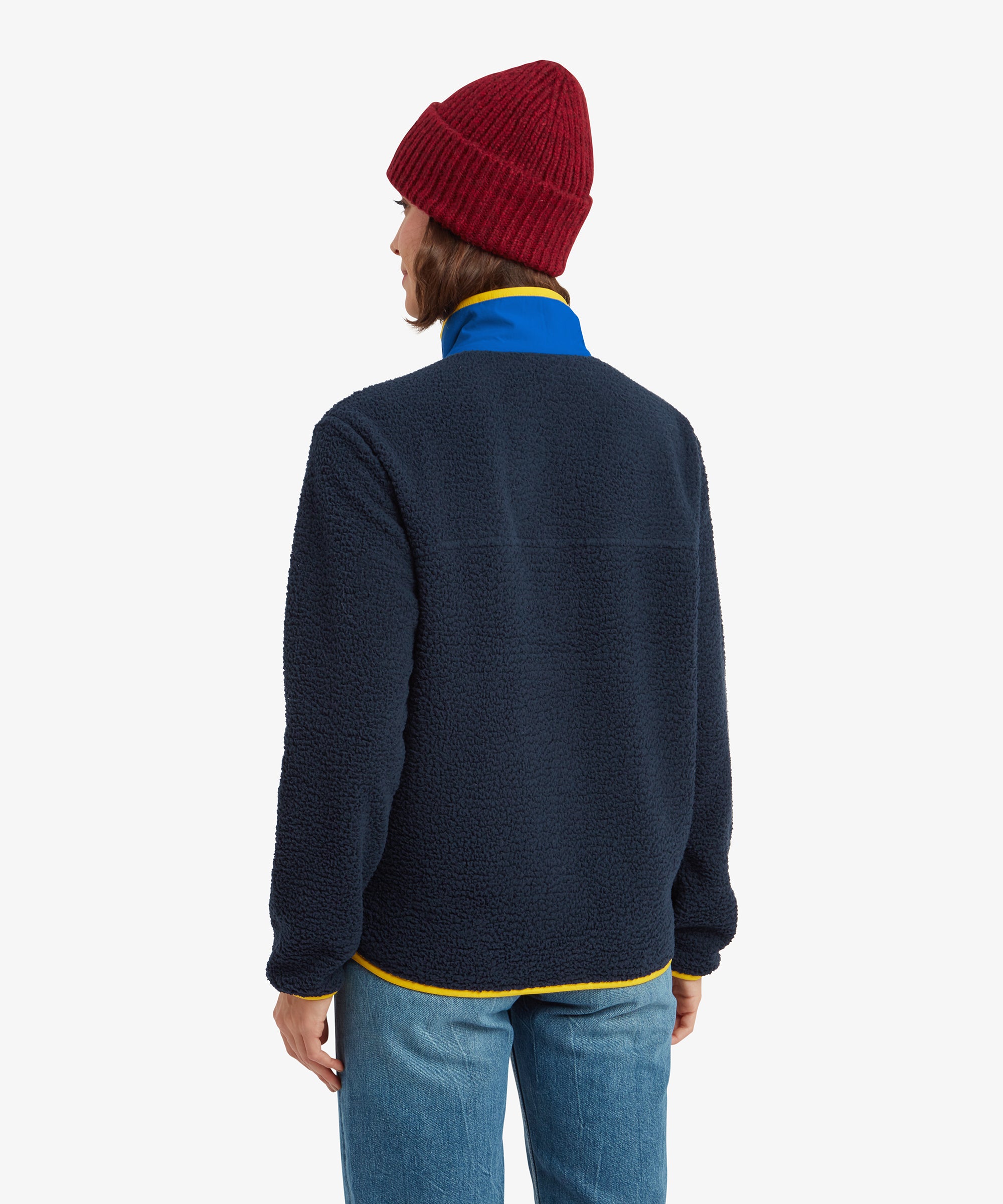 Unisex Tarcho Quarter Snap Pullover Blue | Sherpa Adventure Gear