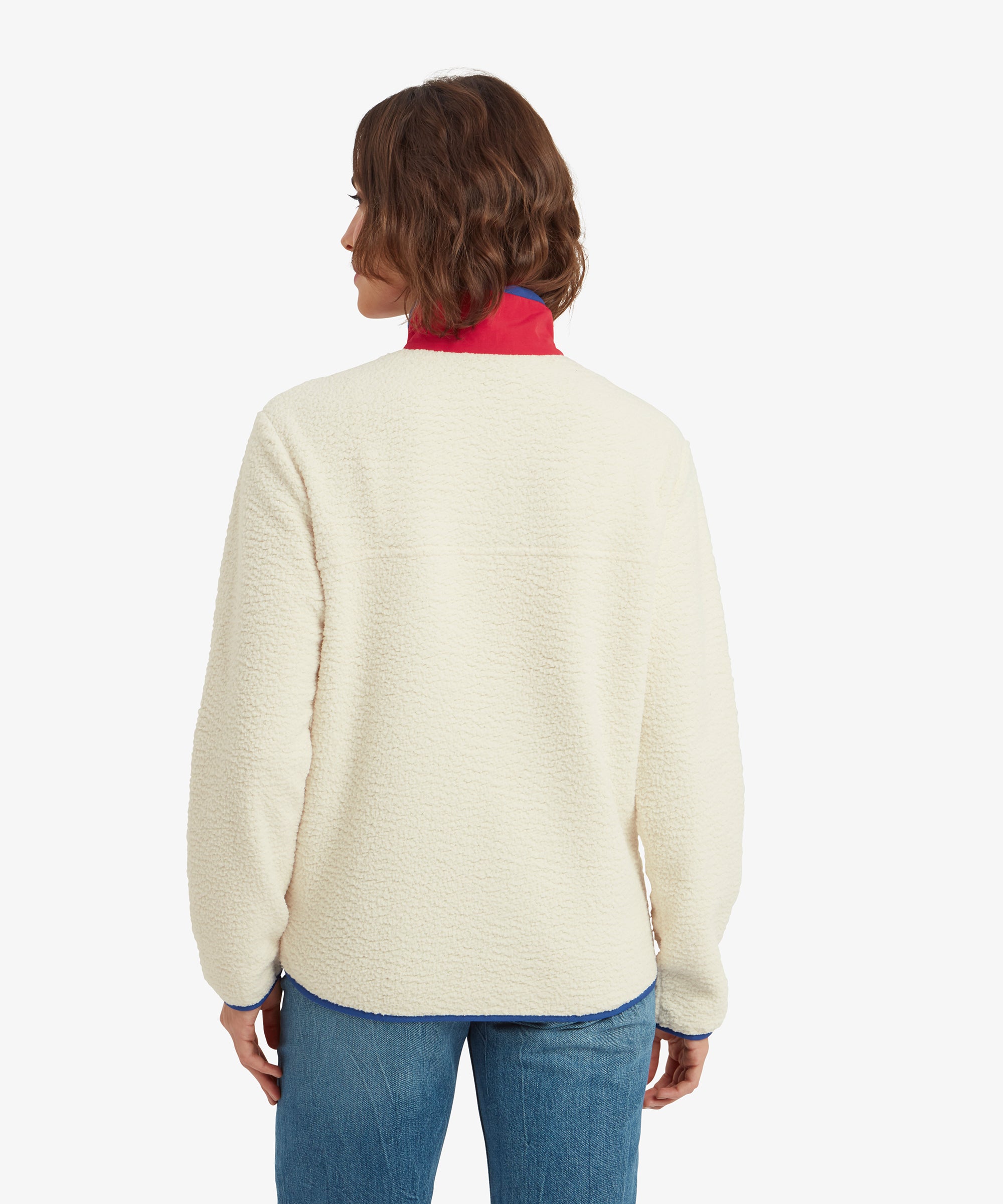 Unisex Tarcho Quarter Snap Pullover Cream | Sherpa Adventure Gear