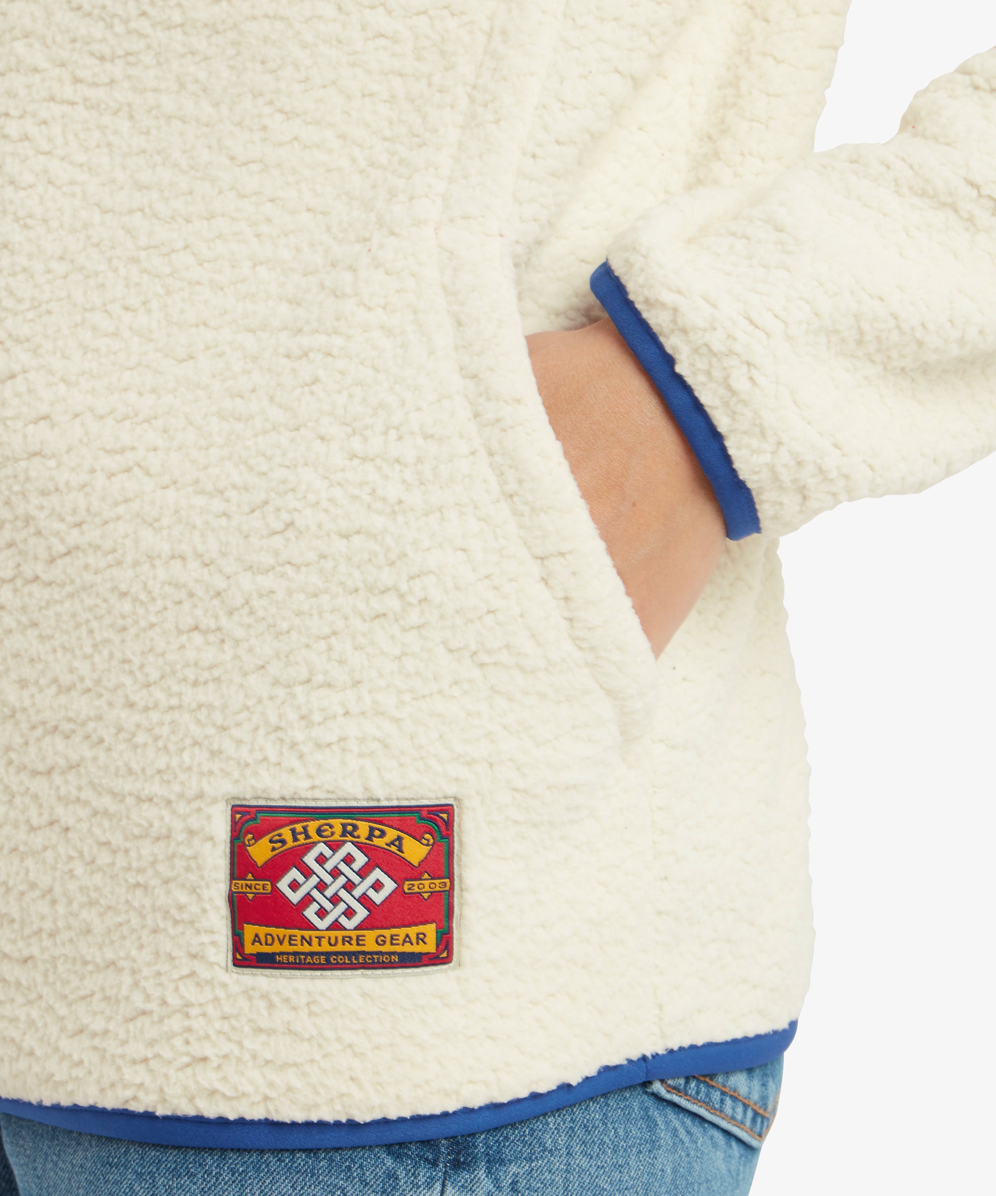 SMAP '00 ''ＳｍａｐＴｏｕｒ'' ジャンパー Unisex Tarcho Quarter Snap Pullover Cream | Sherpa Adventure Gear