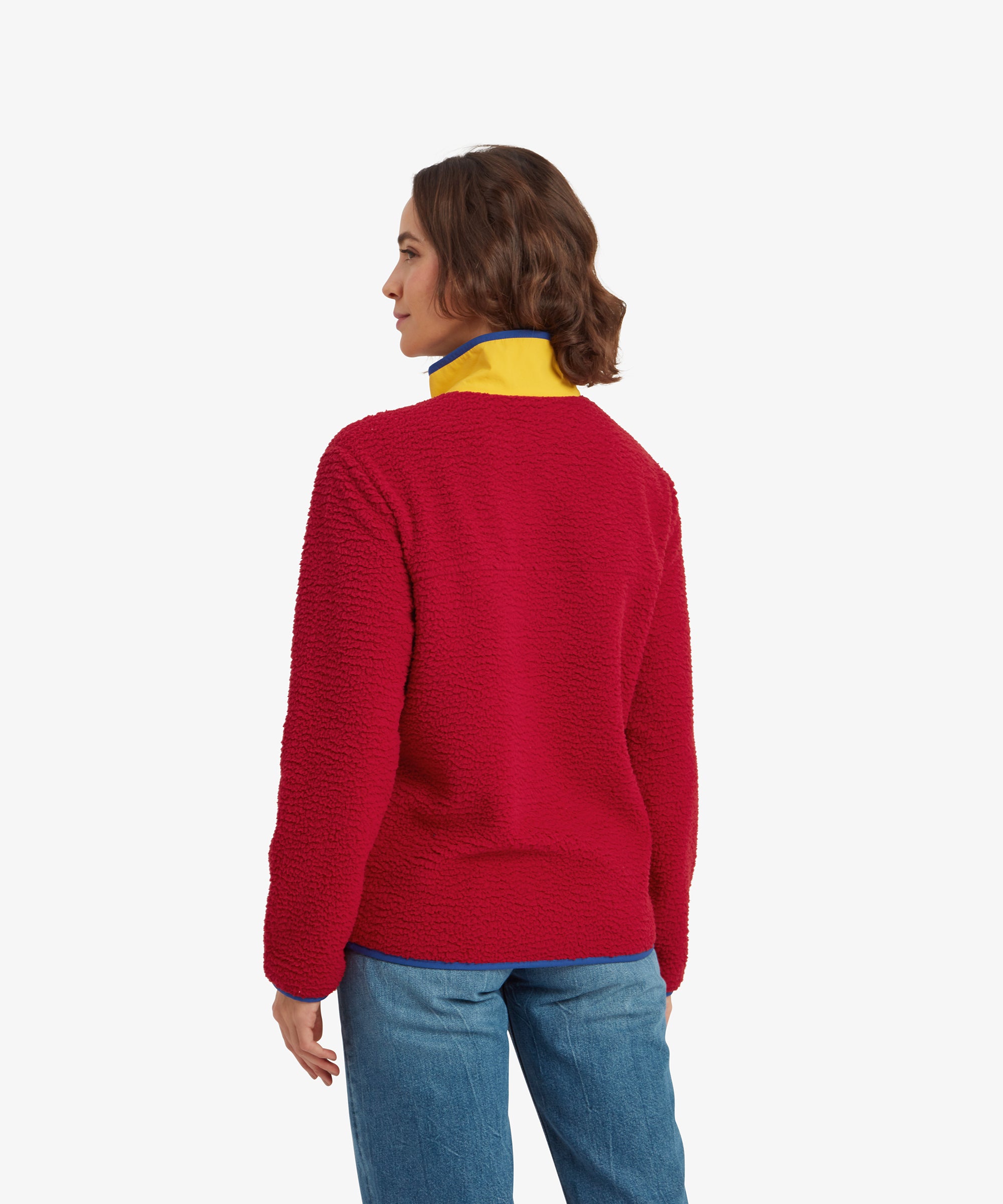 Tarcho Quarter Snap Pullover – Tibetisches Rot