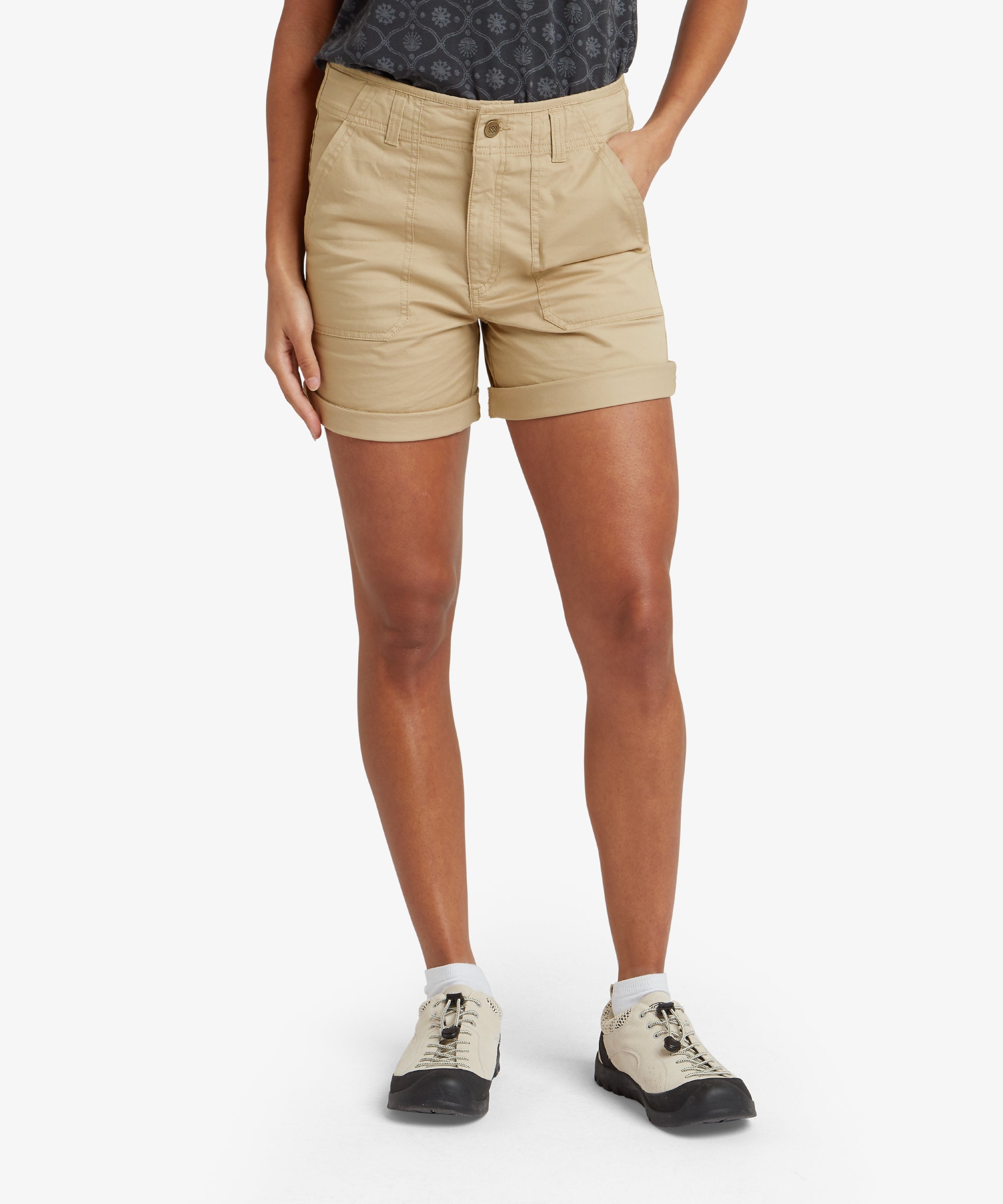 Womens Tenjing Shorts Beige | Sherpa Adventure Gear