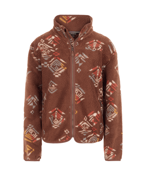 Women's Uddesya Fleece Jacket Brown | Sherpa Adventure Gear