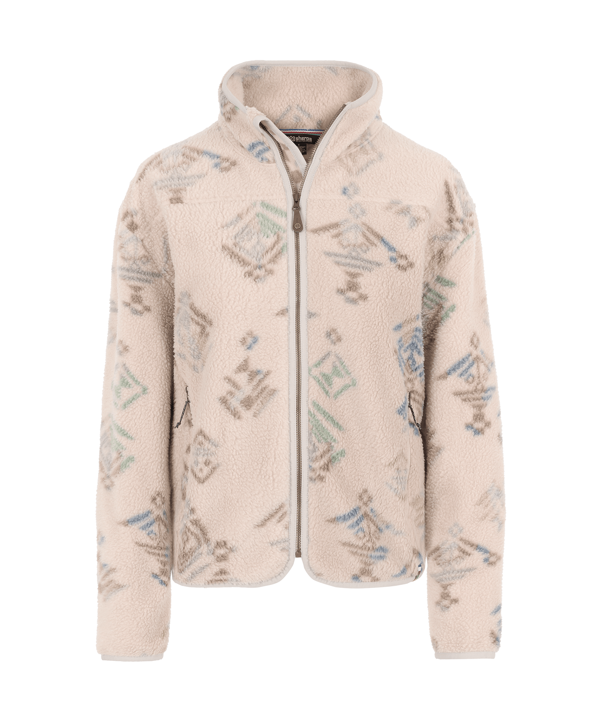 Uddesya Sherpa Fleece Jacket - Goa Sand Yathra