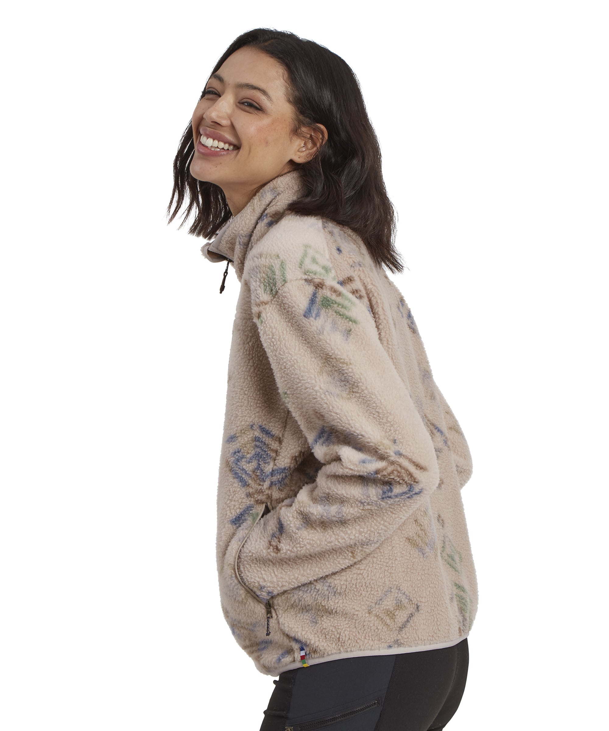Uddesya Sherpa Fleece Jacket - Goa Sand Yathra