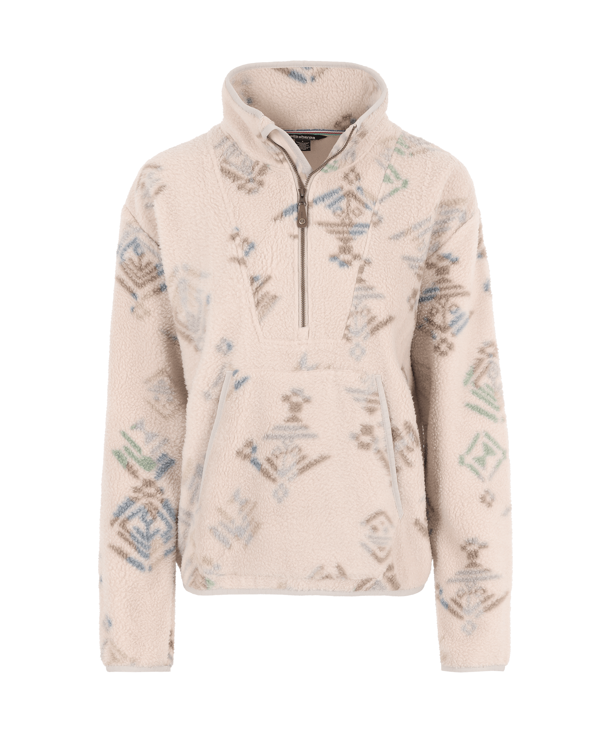 Uddesya Quarter Zip Sherpa Jacket - Goa Sand Yathra