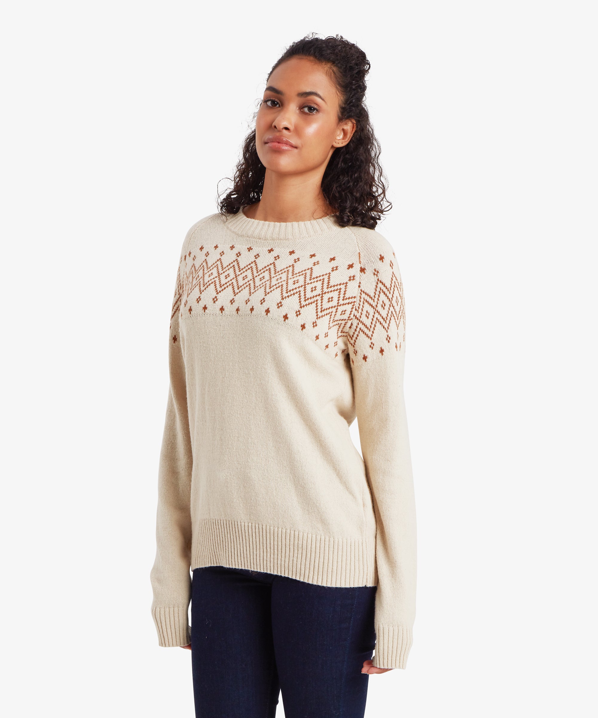 Yeshe Crew Neck Sweater - Ecru