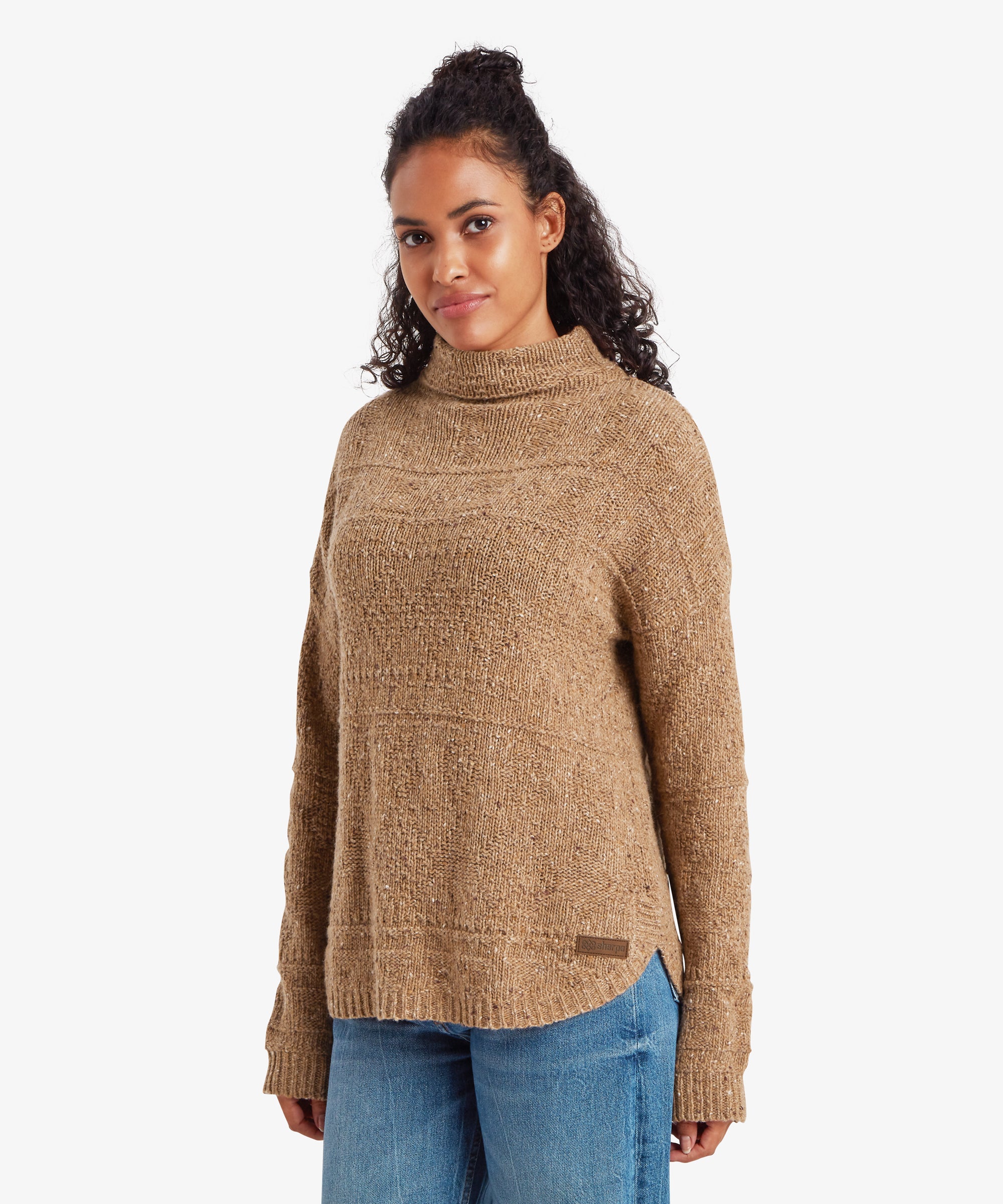 YUN Women's Yuden Pullover Sweater Brown | Sherpa Adventure Gear