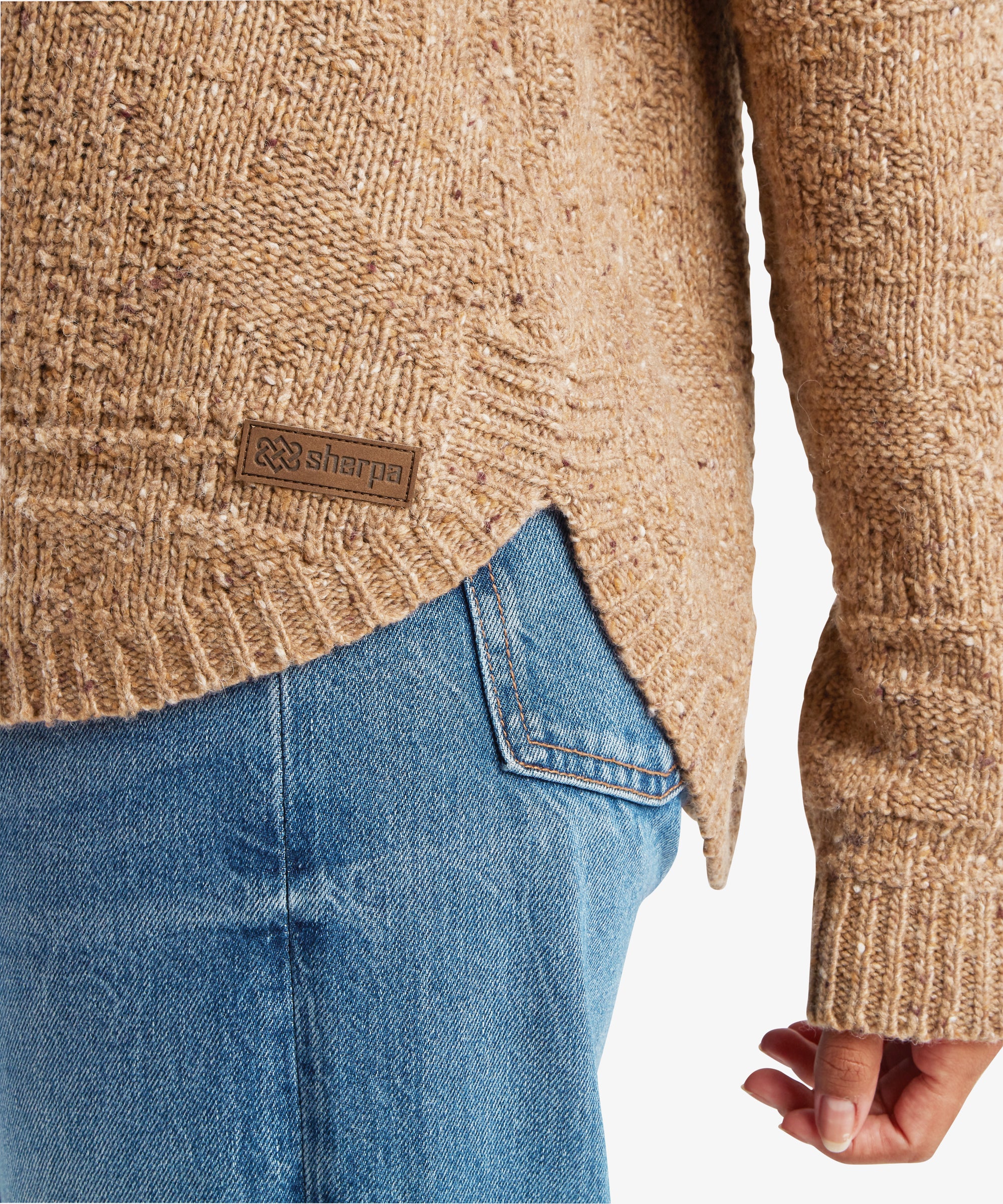 Women's Yuden Pullover Sweater Brown | Sherpa Adventure Gear