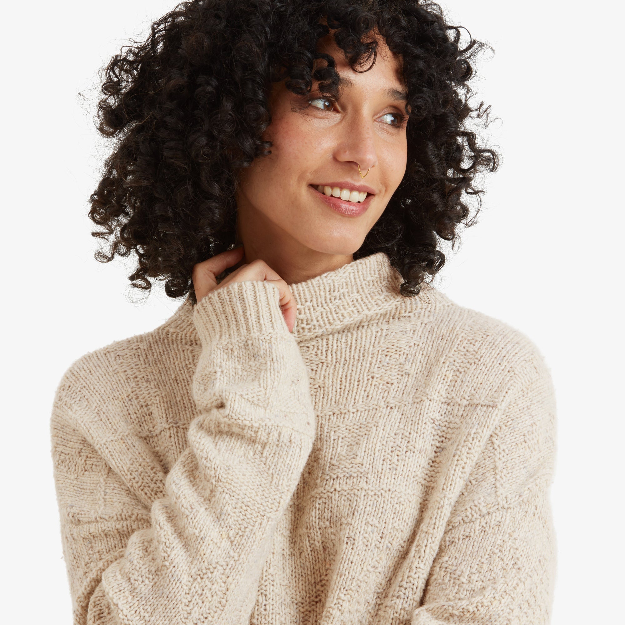 Women's Yuden Sweater White | Sherpa Adventure Gear