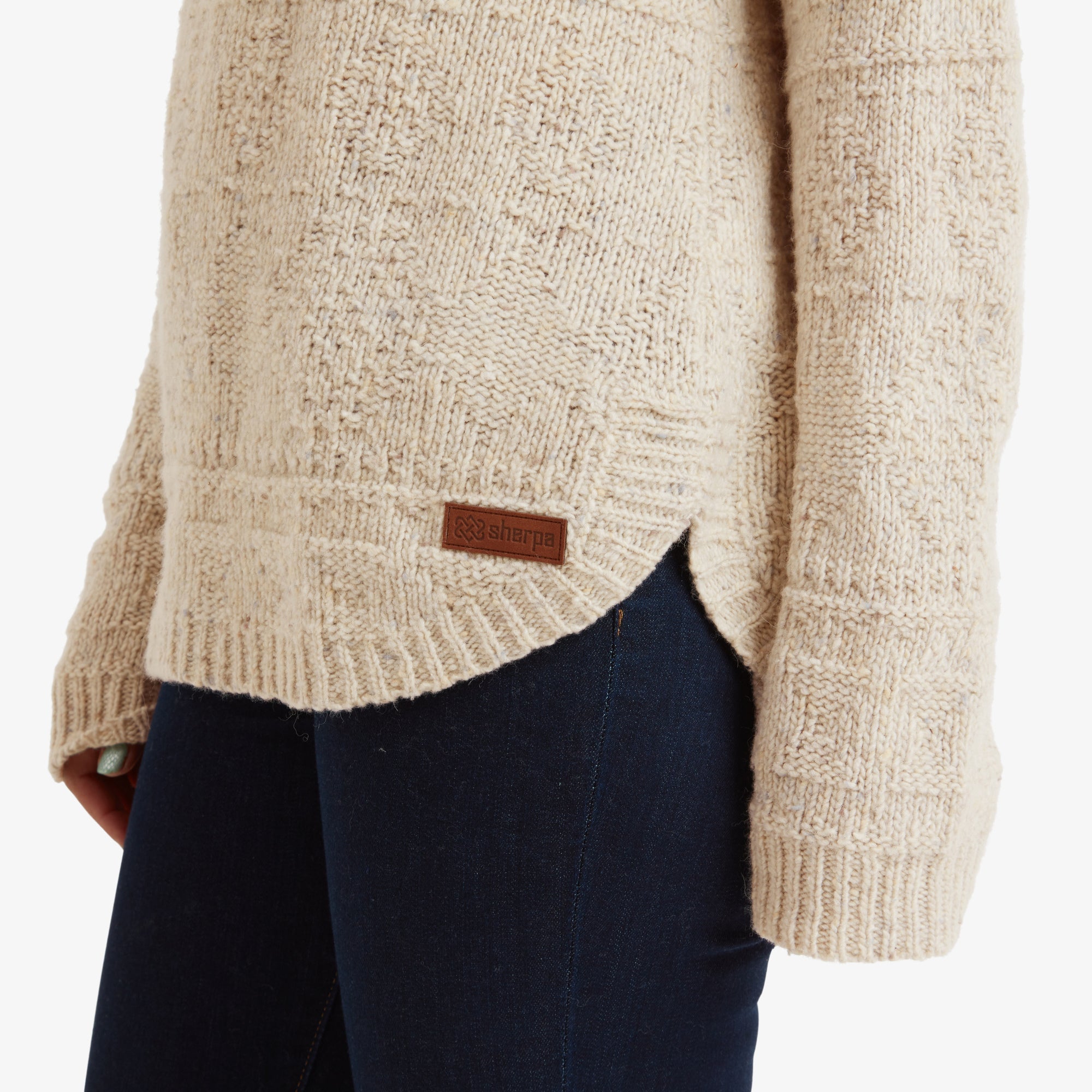 Women's Yuden Sweater White | Sherpa Adventure Gear