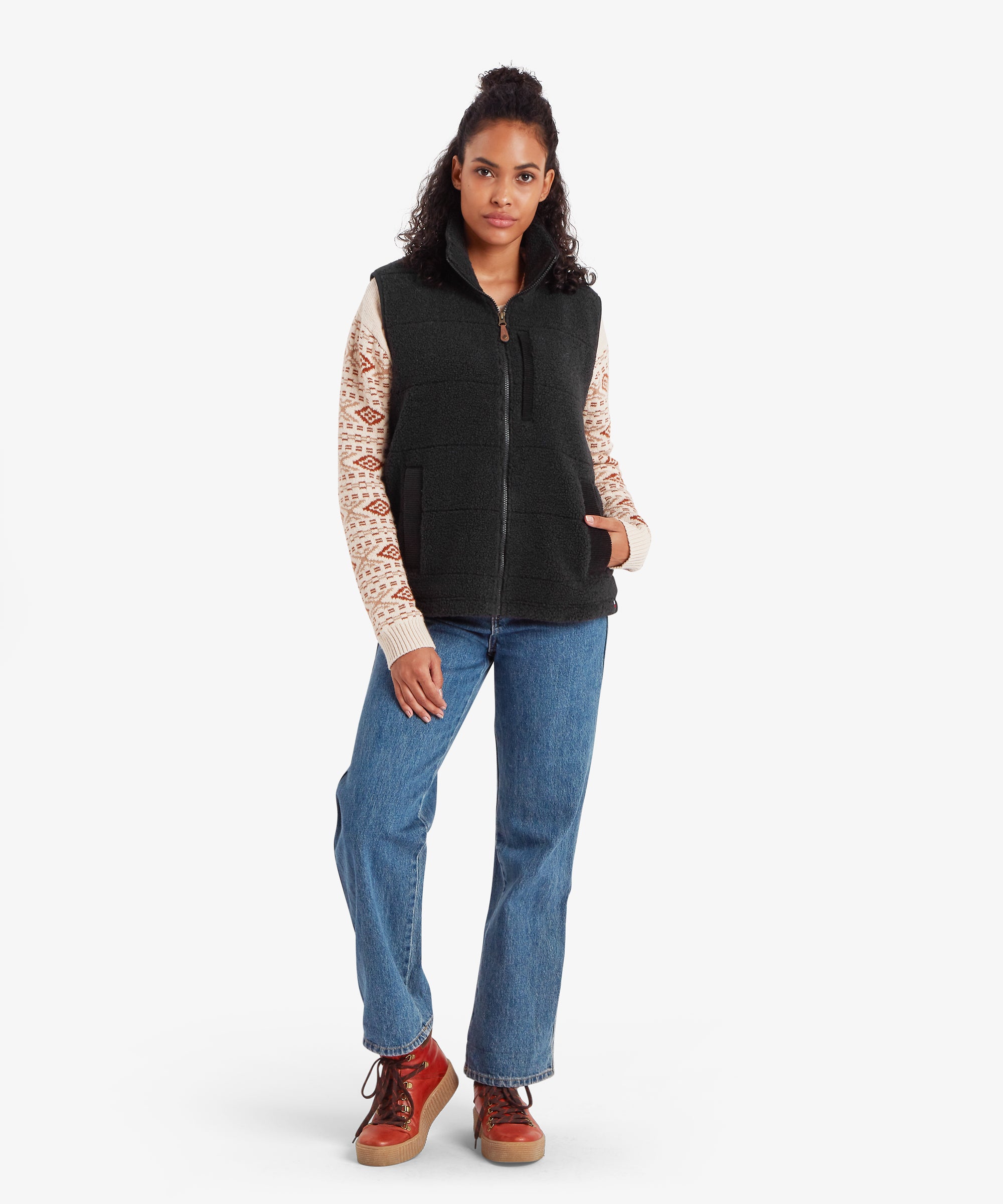 Women's Rangeli Vest Black | Sherpa Adventure Gear