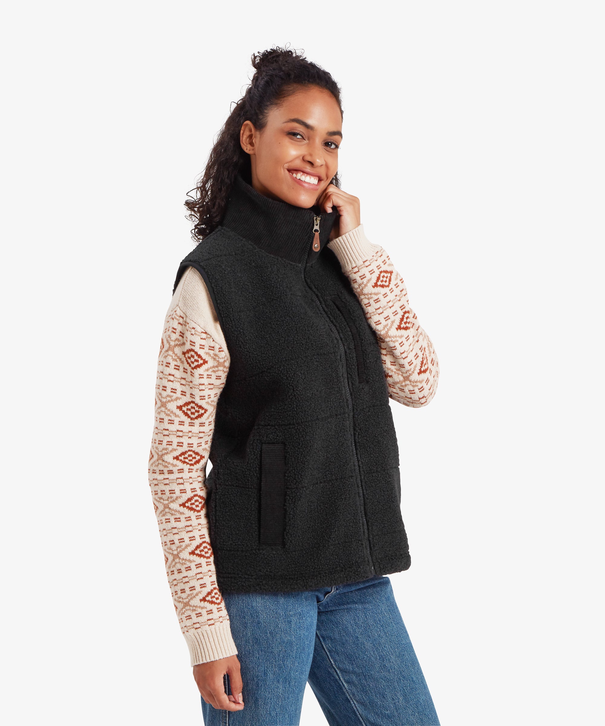 Women's Rangeli Vest Black | Sherpa Adventure Gear