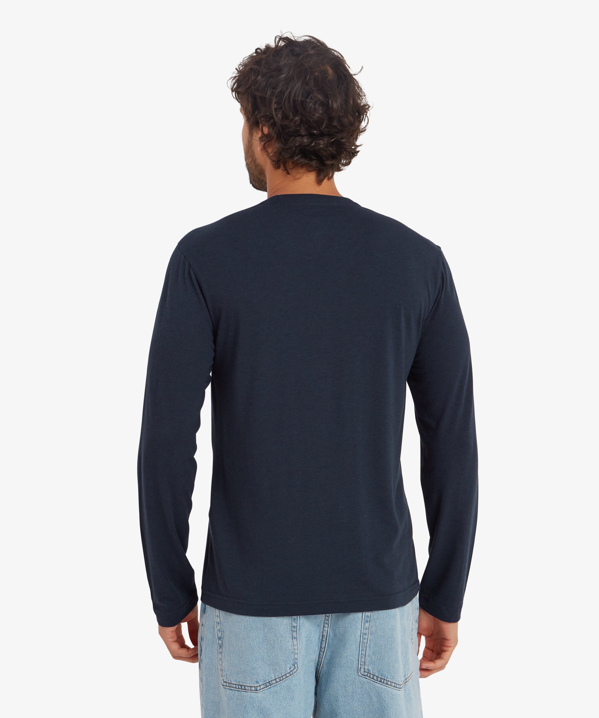Bali Long Sleeve Crew - Rathee Blue