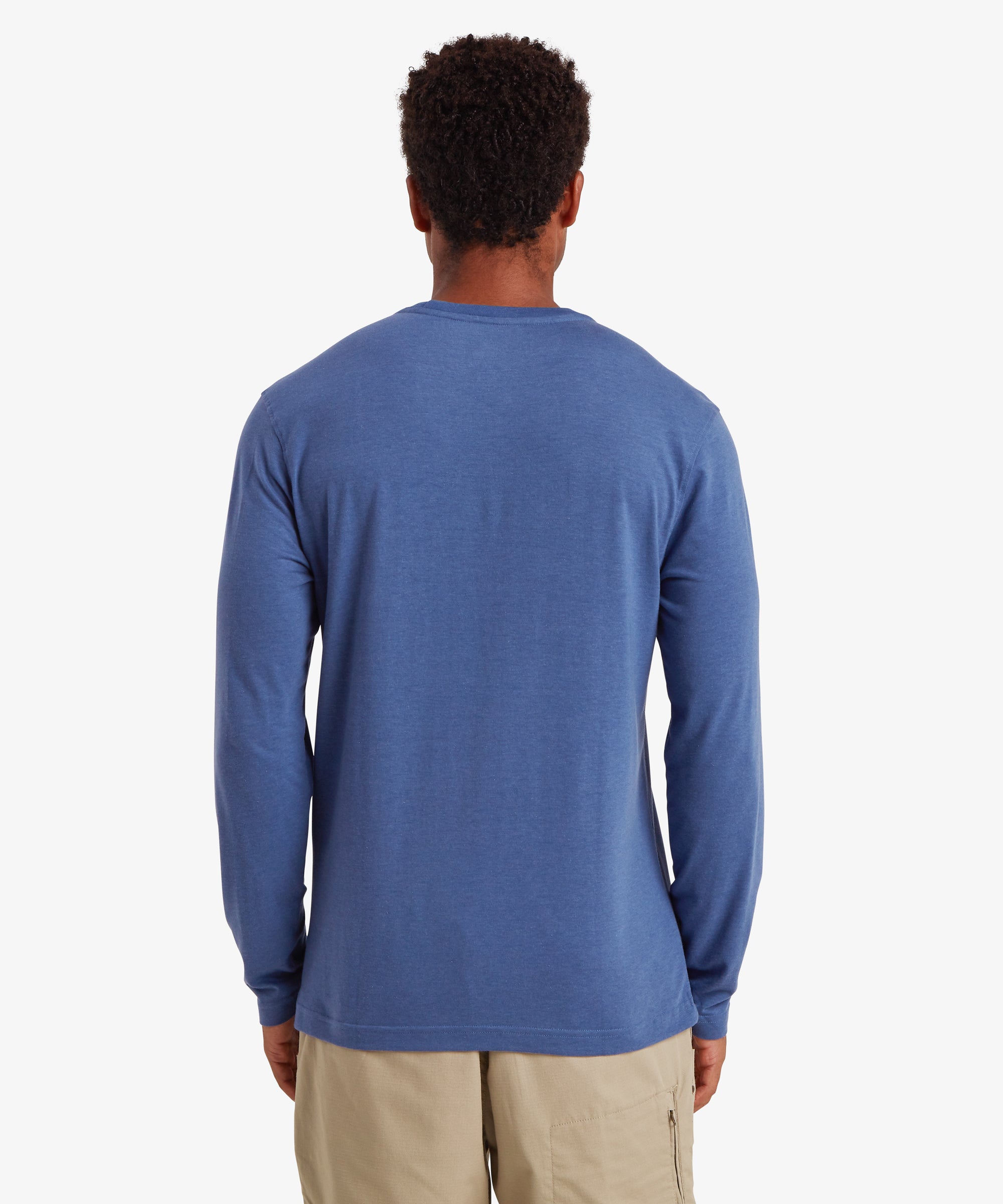 Bali Long Sleeve Crew - Seaport Blue