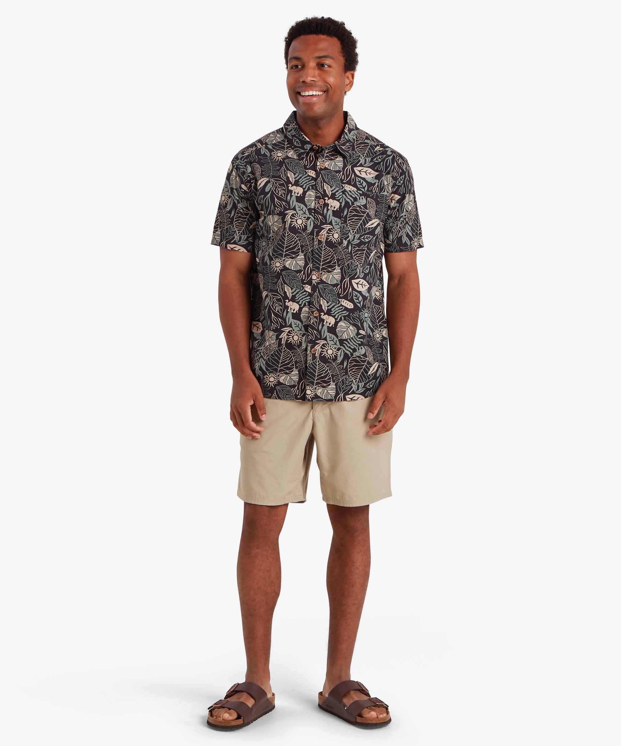 Men's Balun Short Shirt Black | Sherpa Adventure Gear