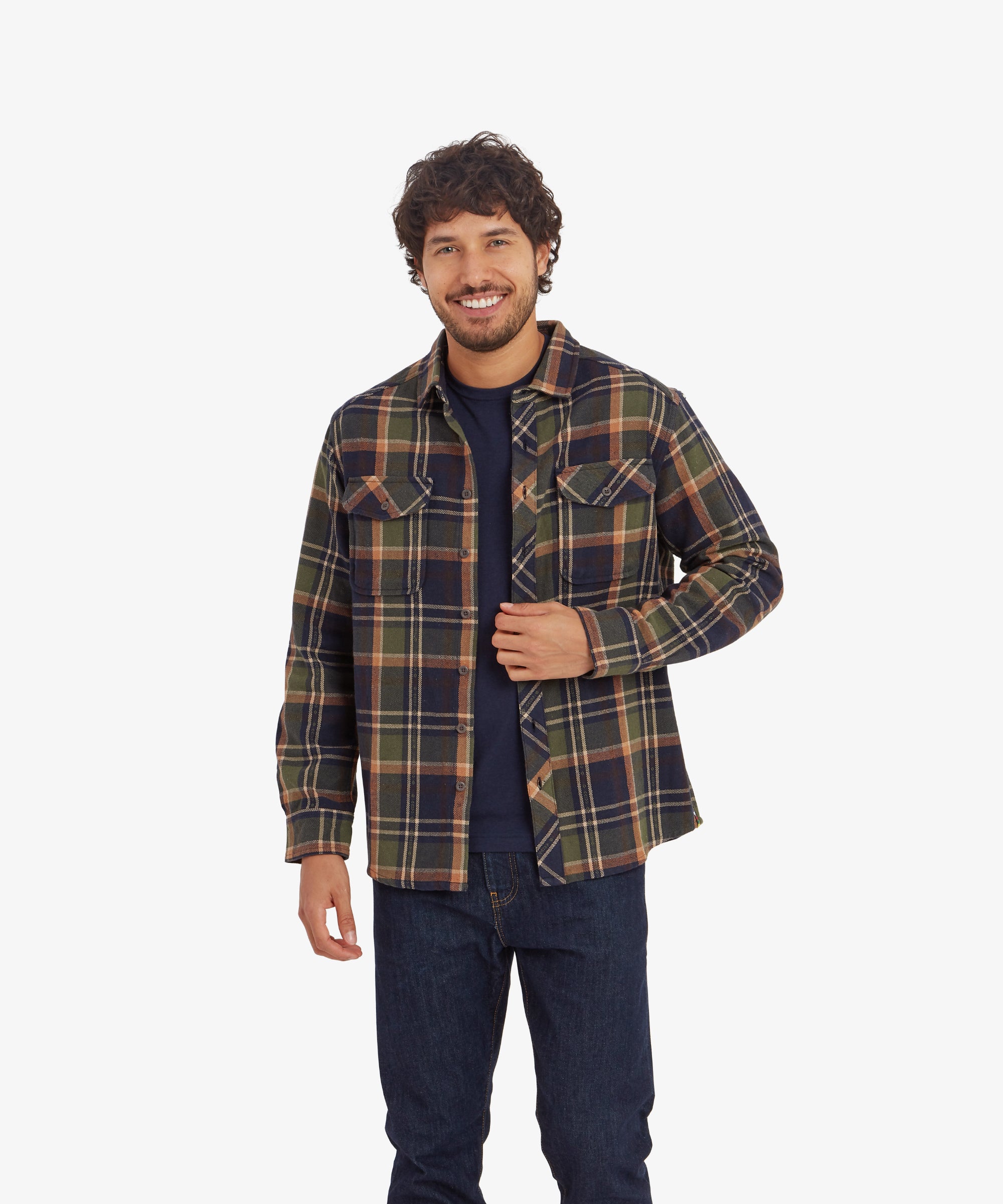 Choejor Long Sleeve Shirt - Rathee Blue