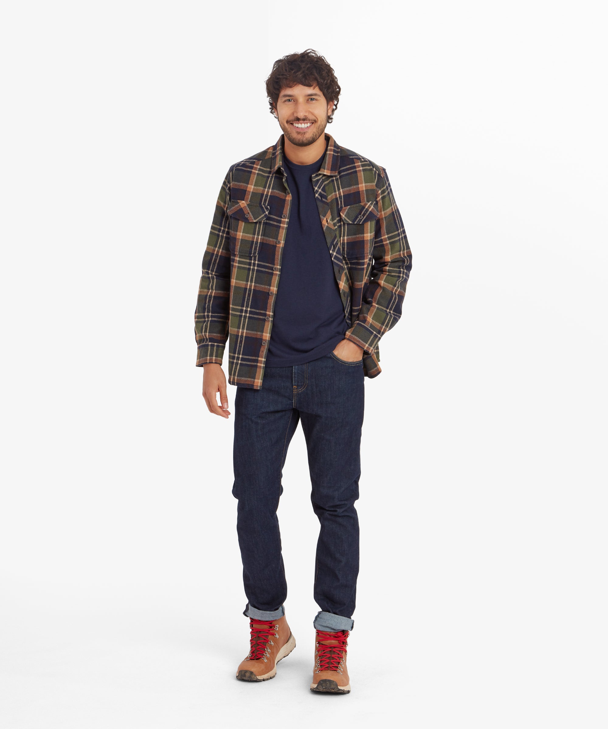 Men's Choejor Long Sleeve Shirt Blue | Sherpa Adventure Gear