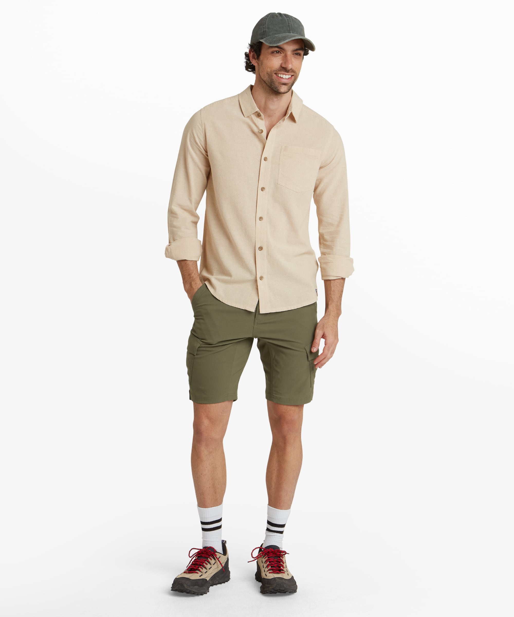Men's Daha Long Sleeve Shirt Brown | Sherpa Adventure Gear