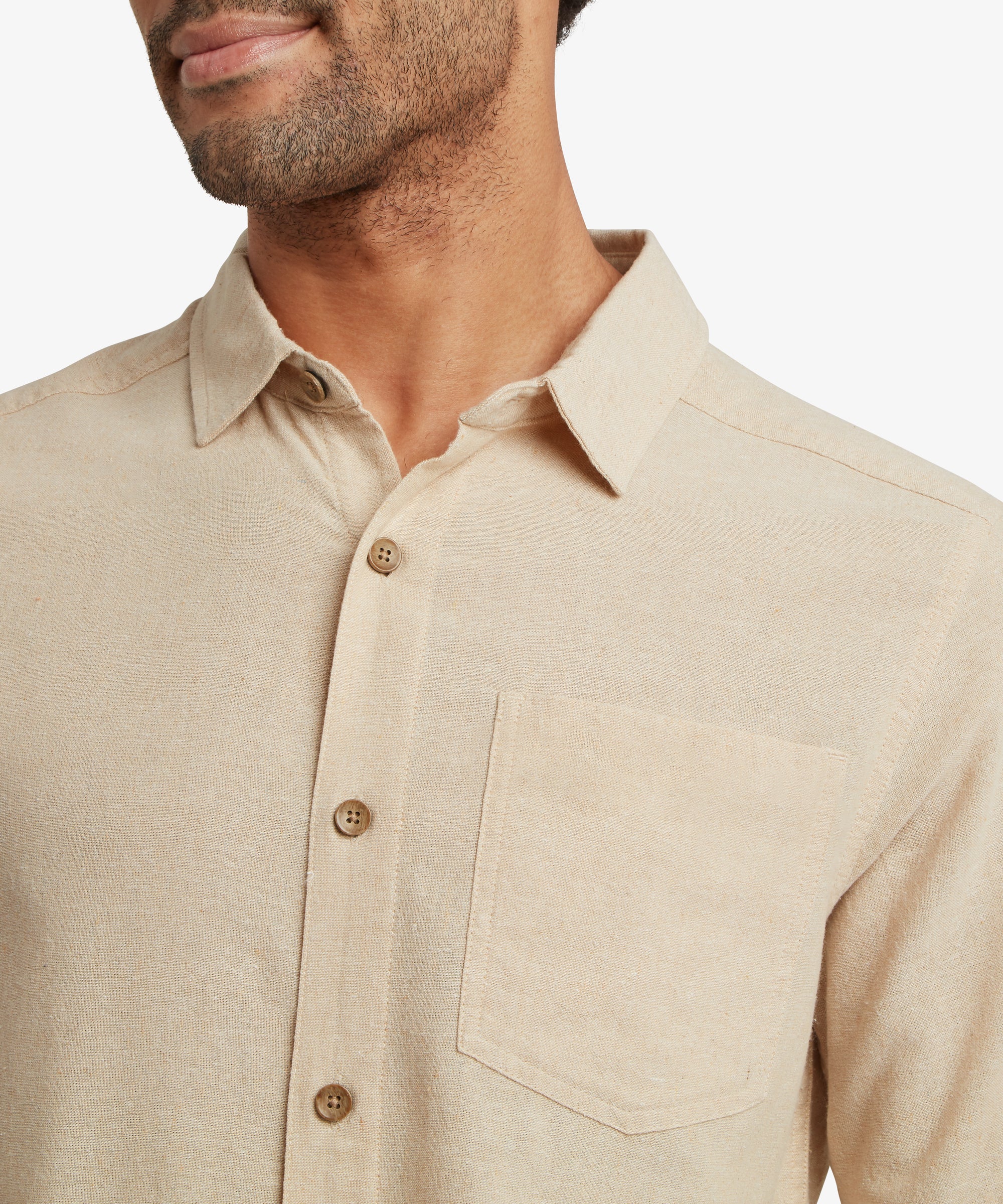 Women's Daha Long Shirt Light Brown | Sherpa Adventure Gear