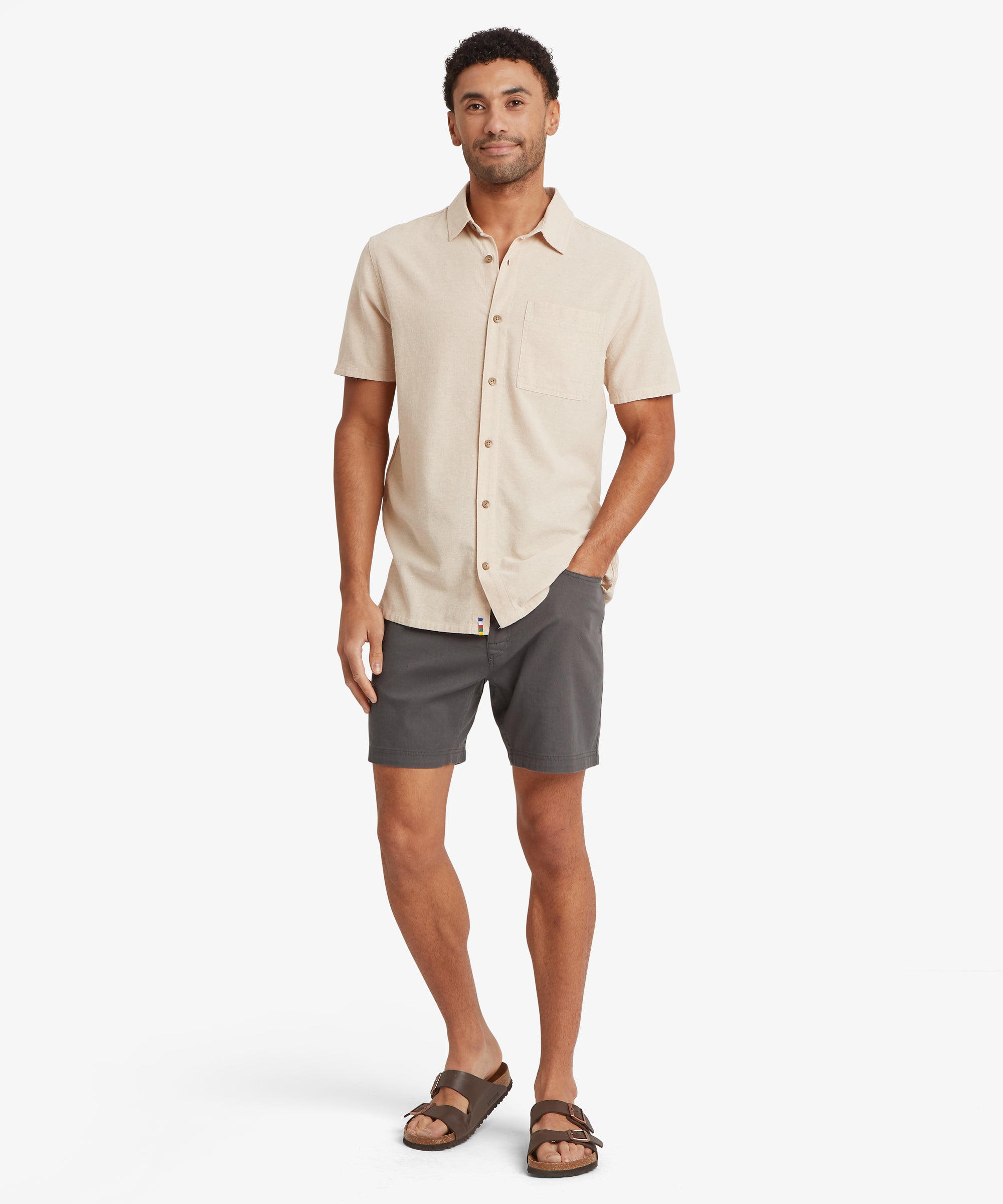 Men's Dando 5-Pocket Shorts Gray | Sherpa Adventure Gear