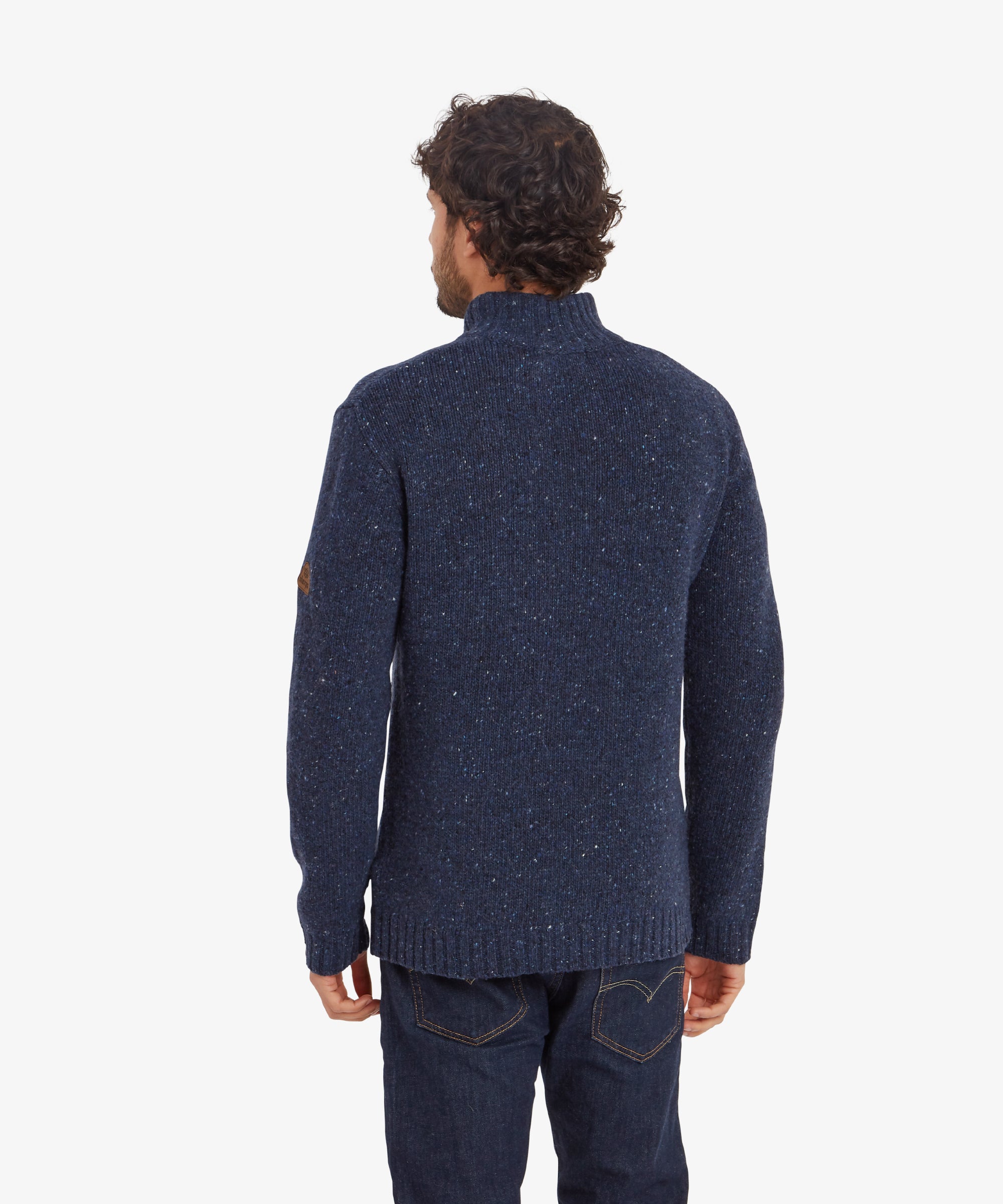 Dumji Quarter Zip Sweater - Rathee Blue