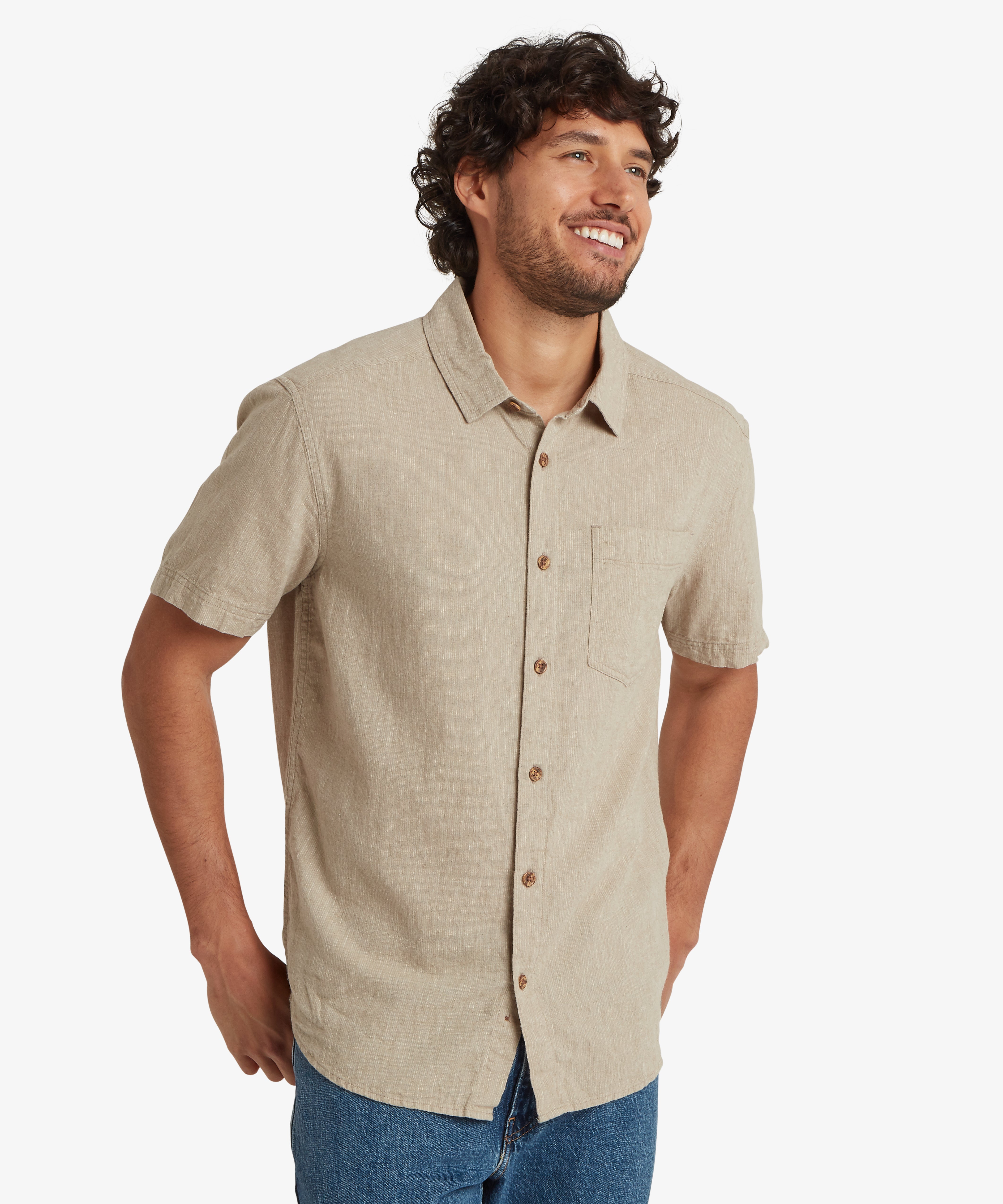 Men's Habba Short Shirt Brown | Sherpa Adventure Gear