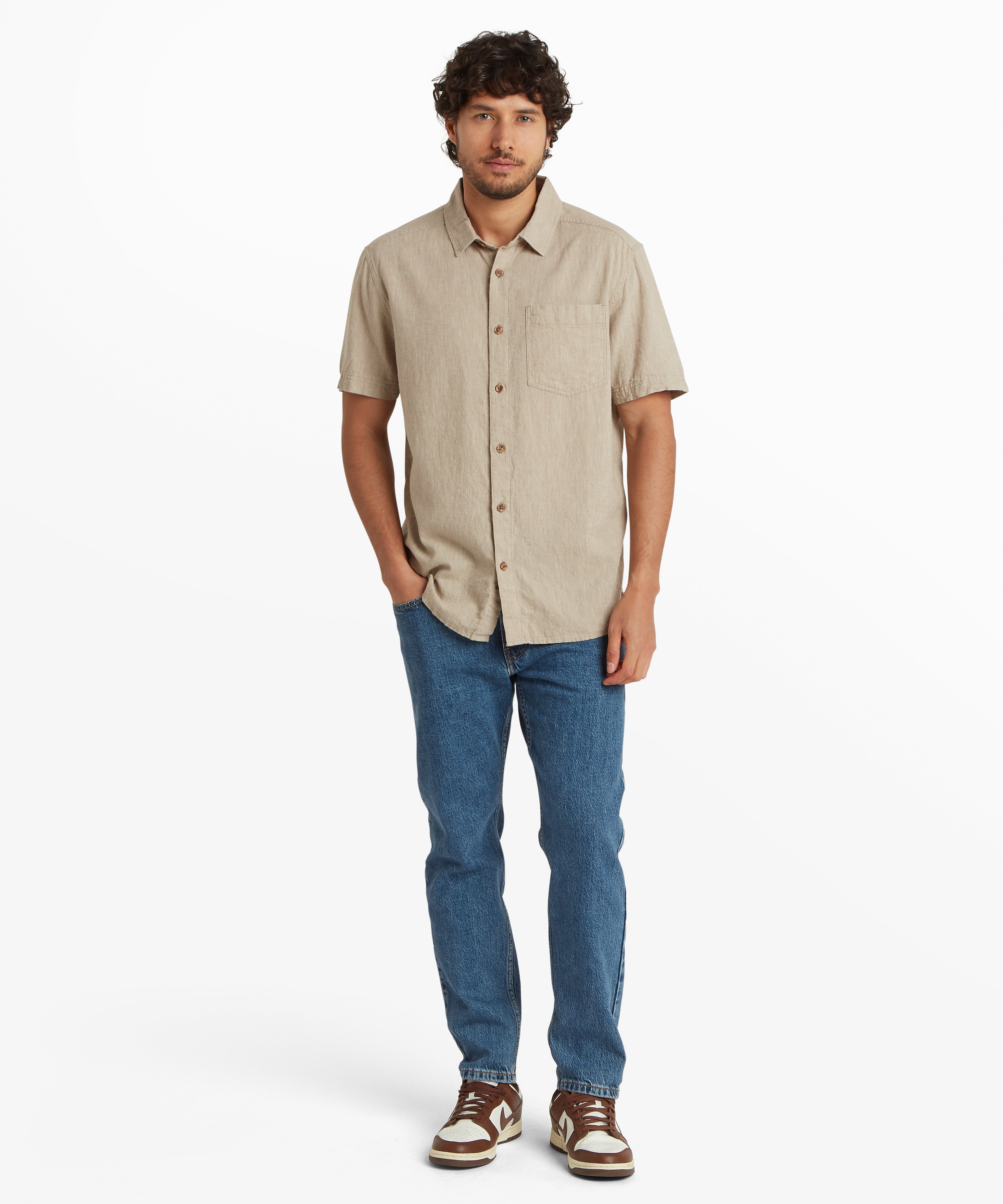 Men's Habba Short Shirt Brown | Sherpa Adventure Gear