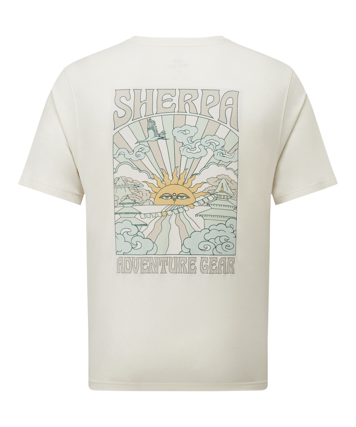 Men's Psychedelic T-Shirt White | Sherpa Adventure Gear Men's Psychedelic T-Shirt White | Sherpa Adventure Gear
