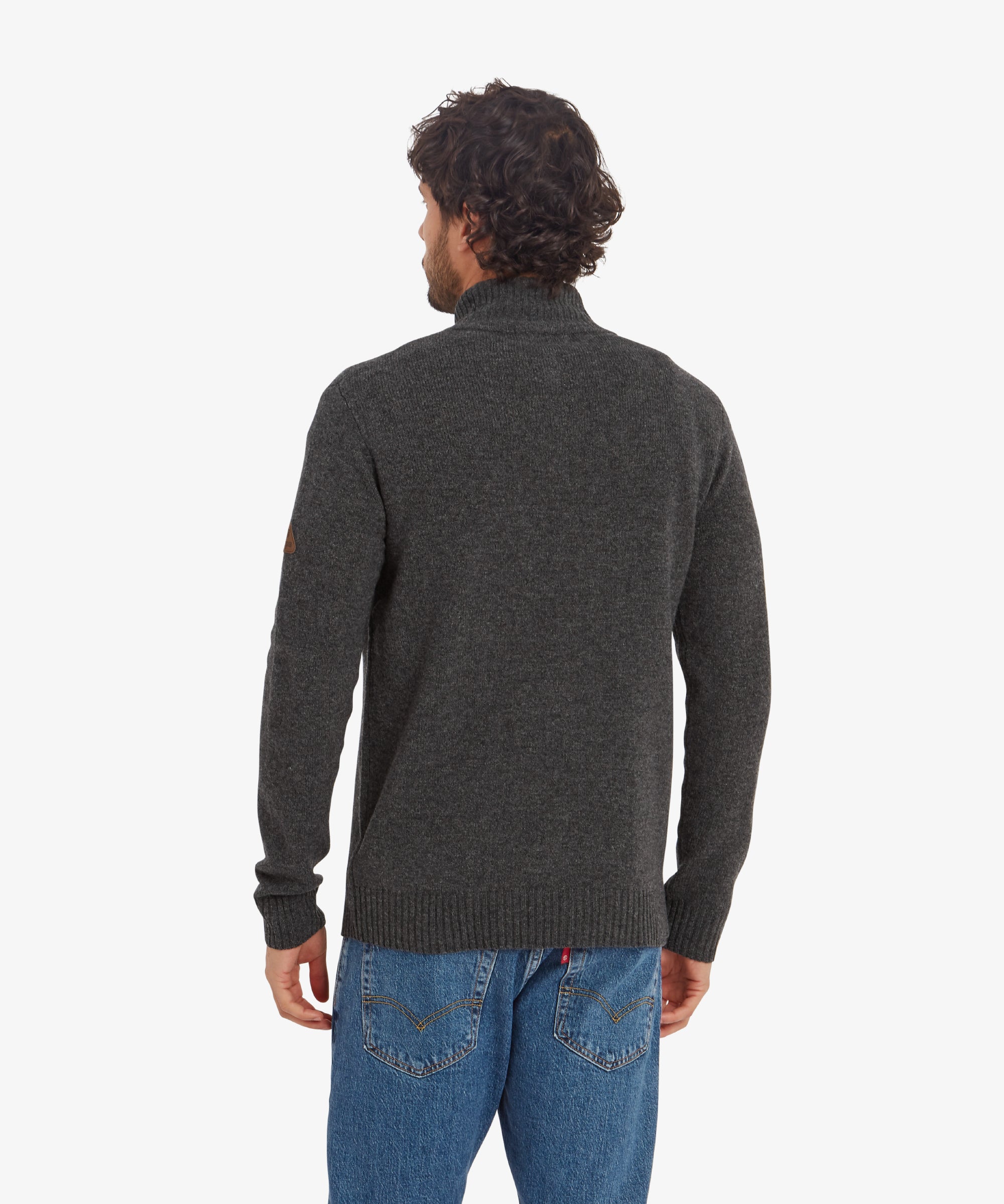 Kangtega Quarter Zip Sweater - Charcoal