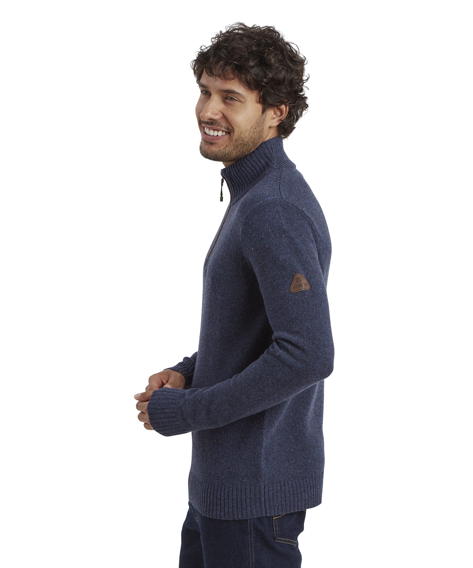 Men's Kangtega 1/4 Zip Jumper Blue | Sherpa Adventure Gear