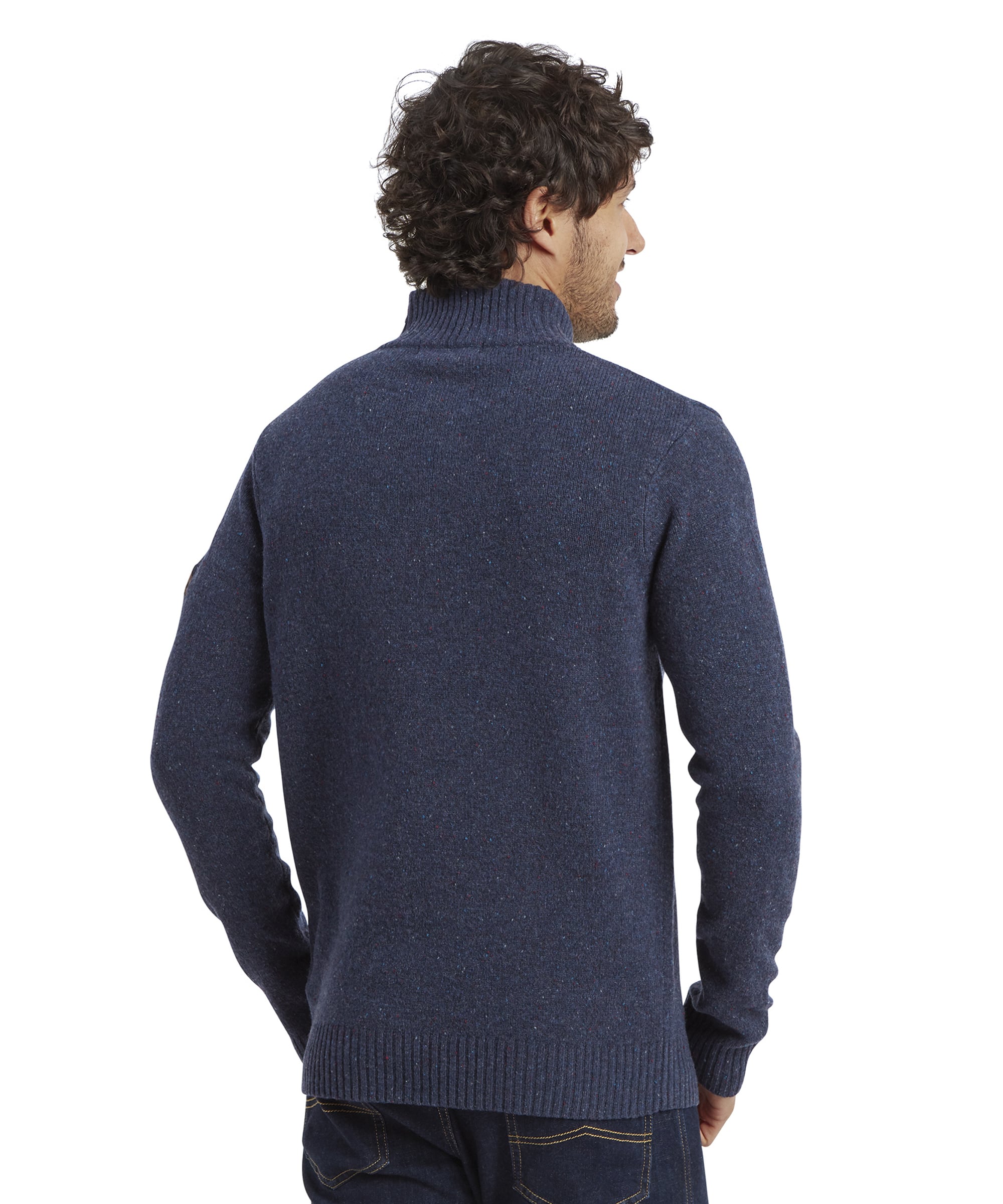 Kangtega Quarter Zip Sweater - Rathee Blue